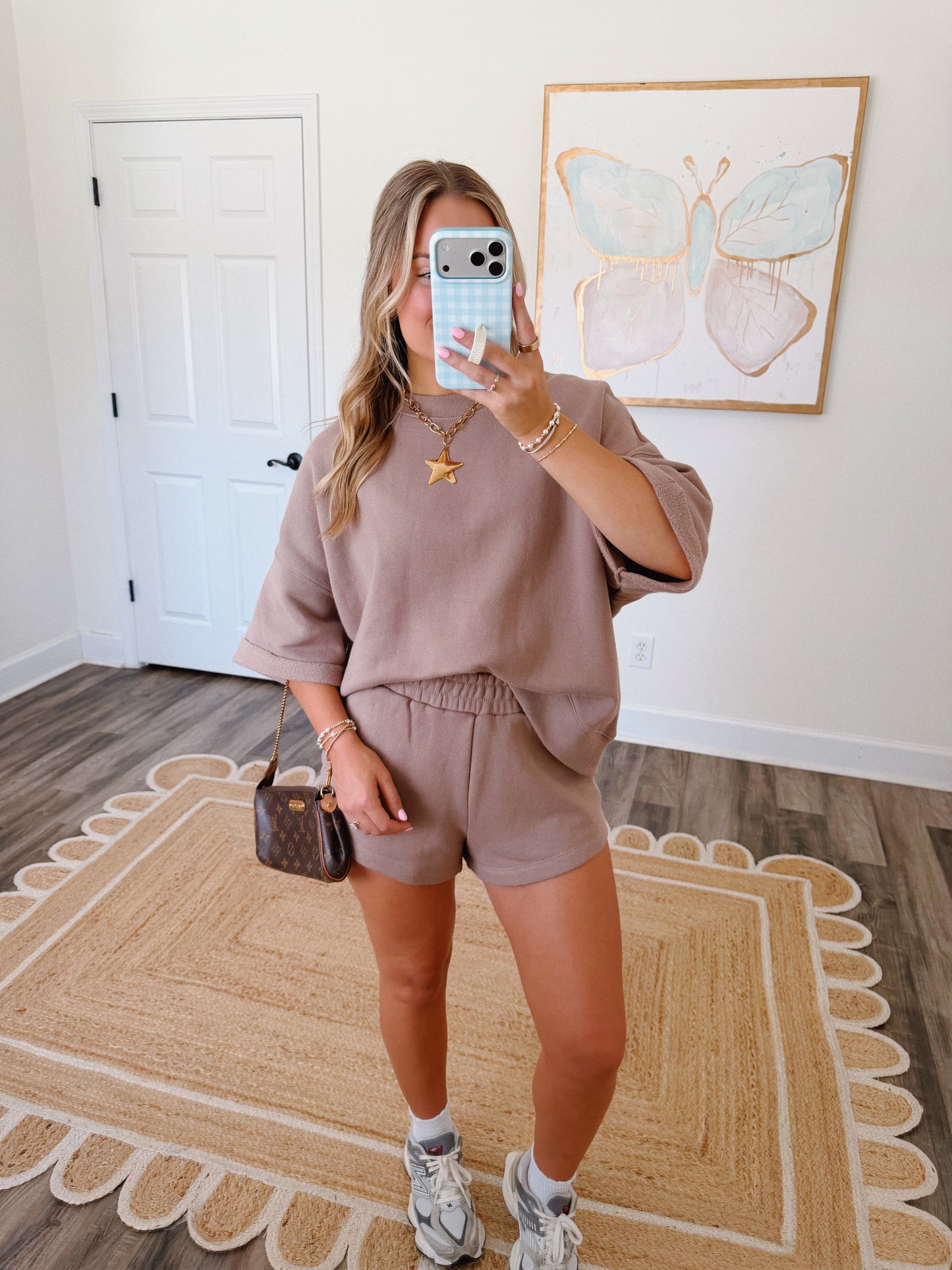 Coffee Run Lounge Set in Mocha
