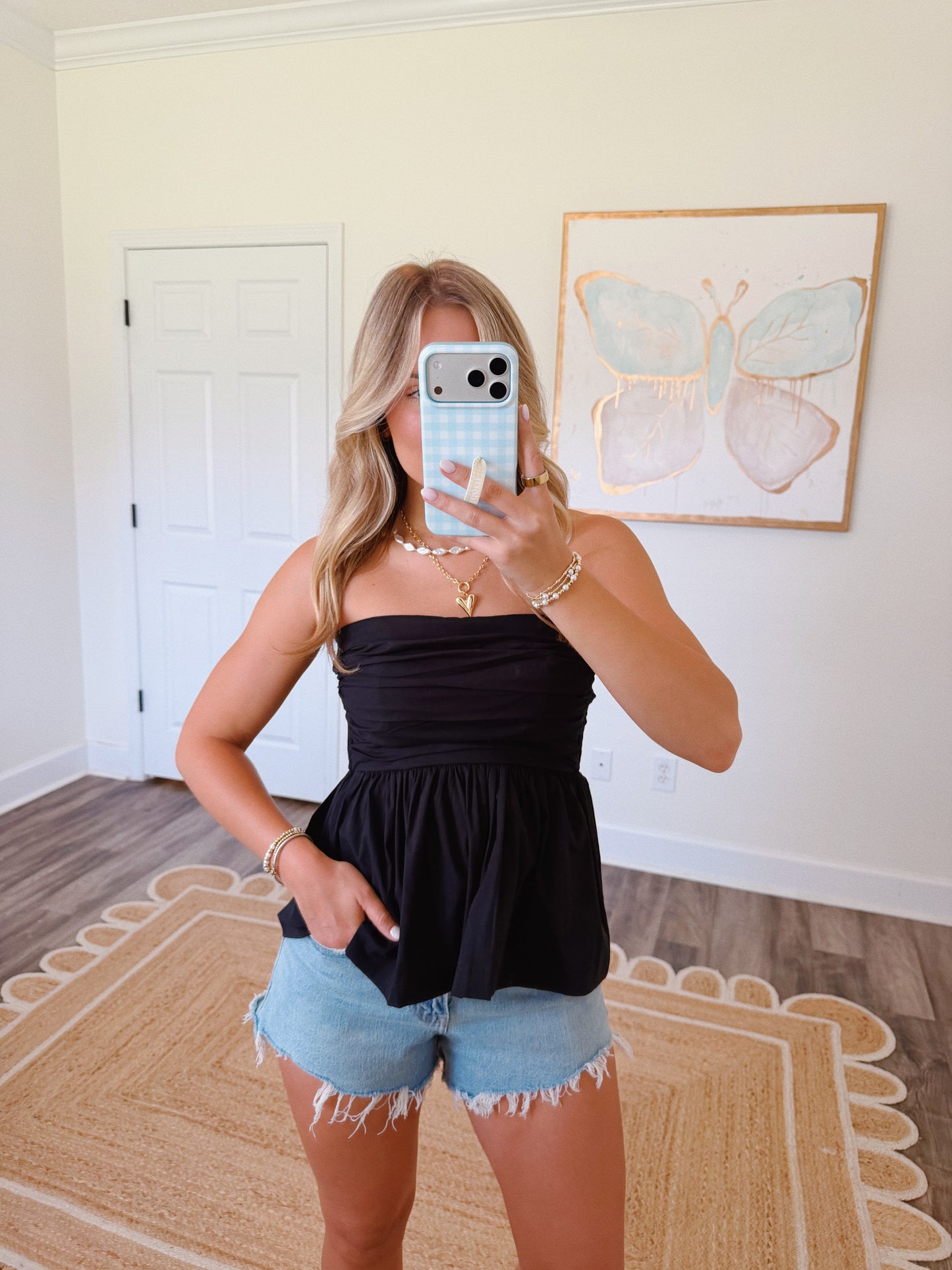 The Hampton Top in Black