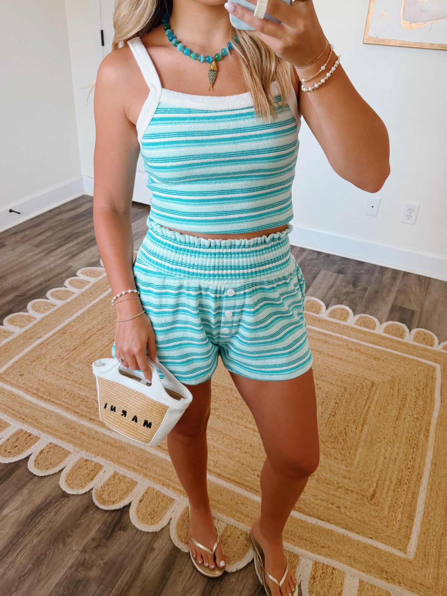 Blue Lagoon Stripe Set