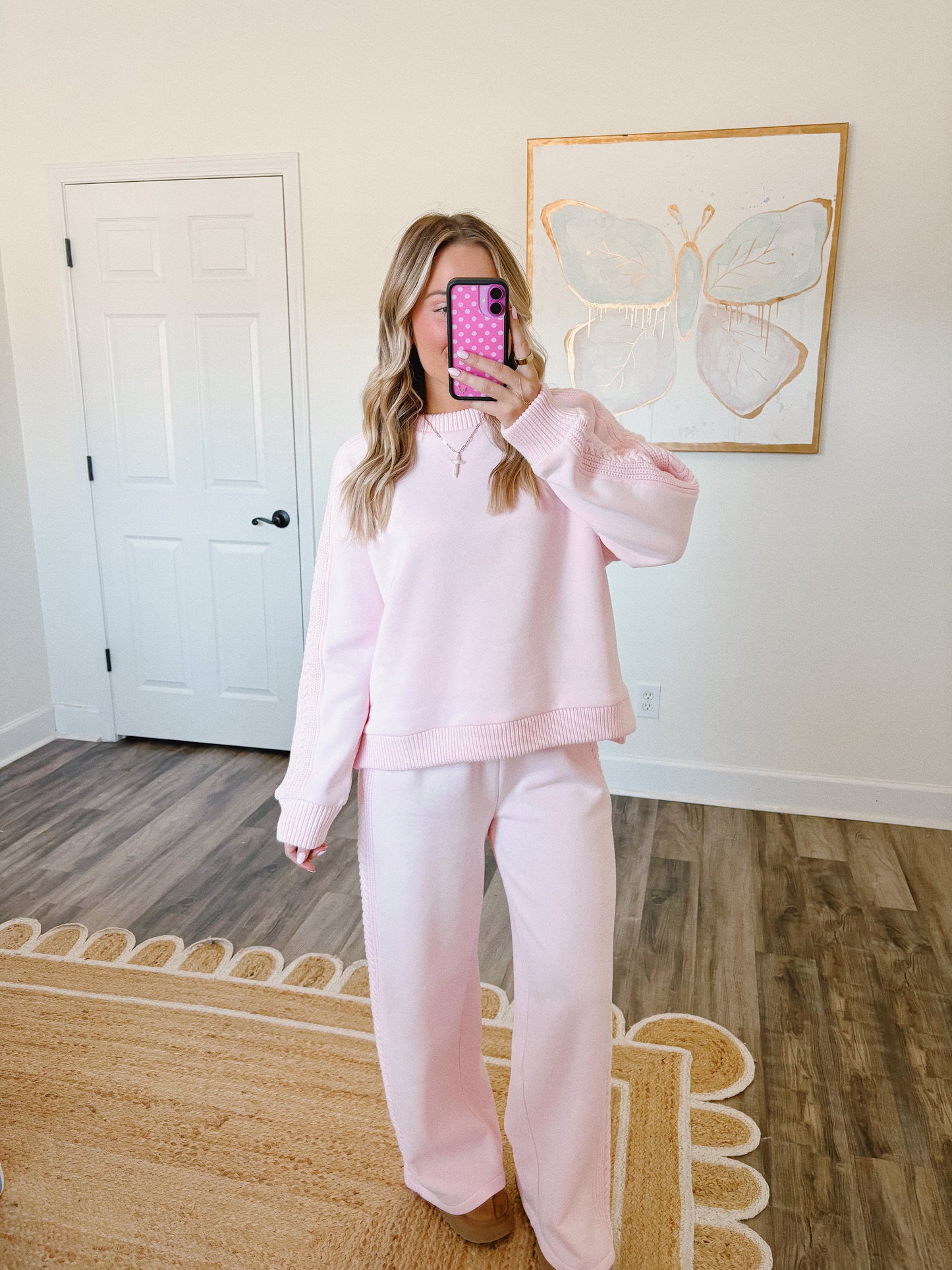 Cabin Cozy Lounge Set in Pink