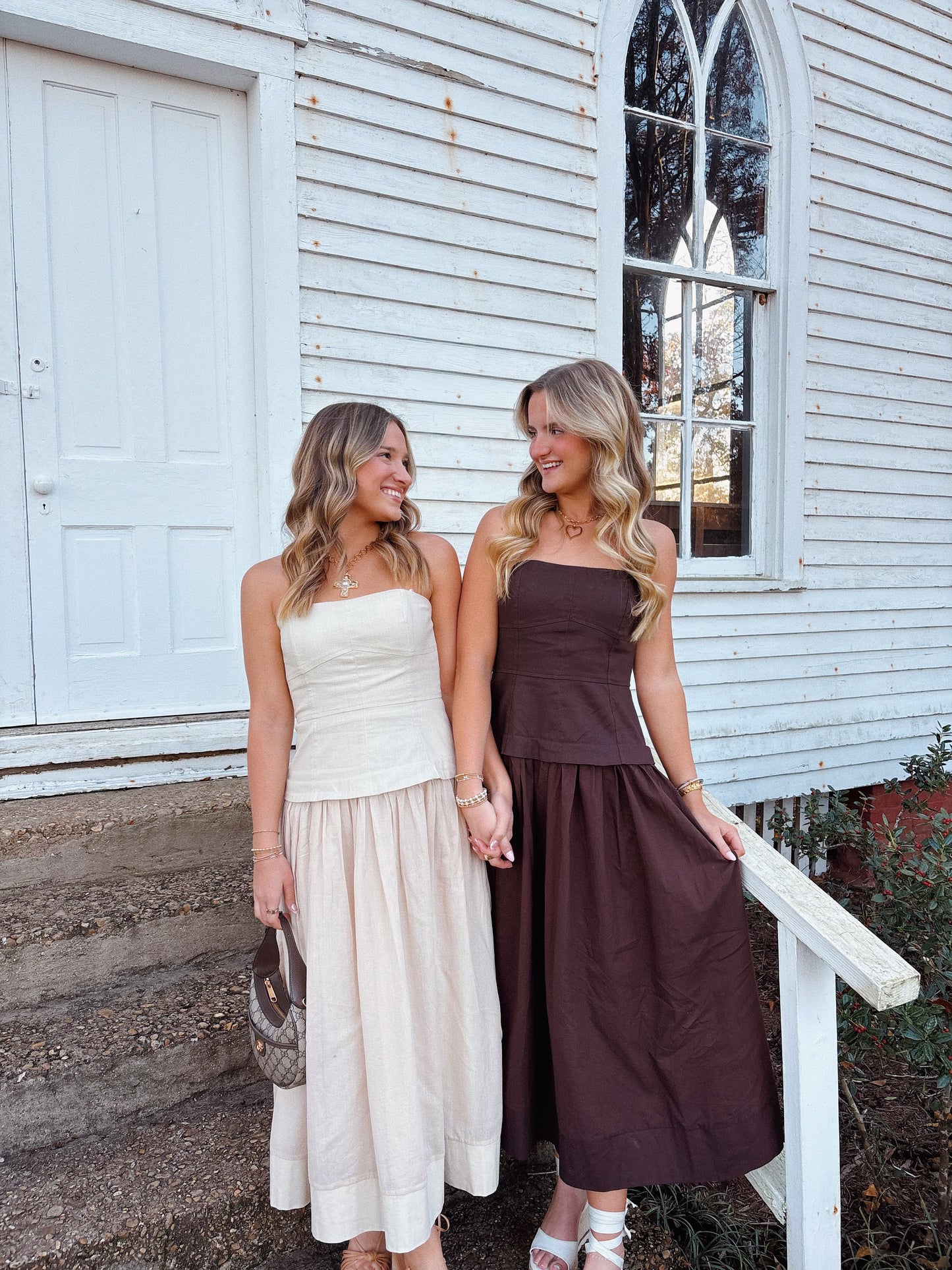 Micah Midi Dress in Chocolate