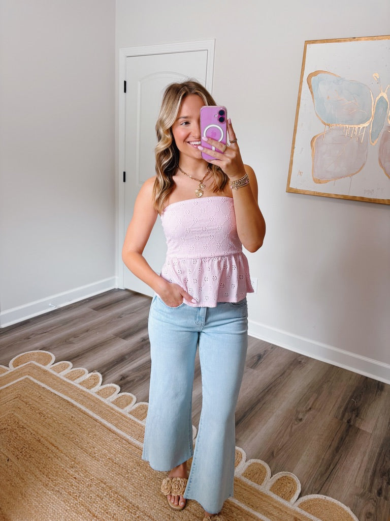 High Rise Wide Leg Jeans