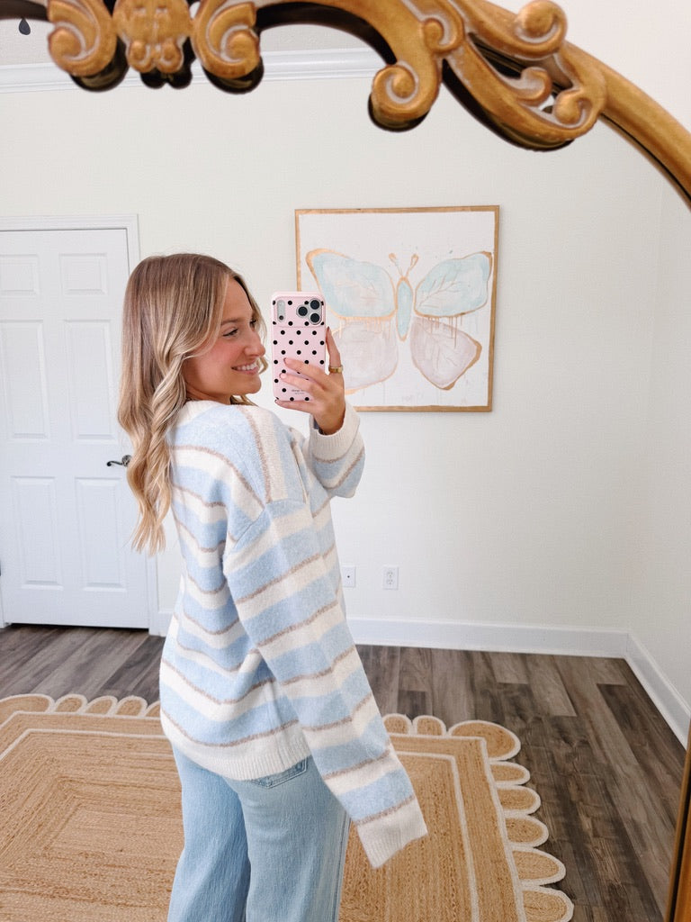 Cloud Striped Sweater