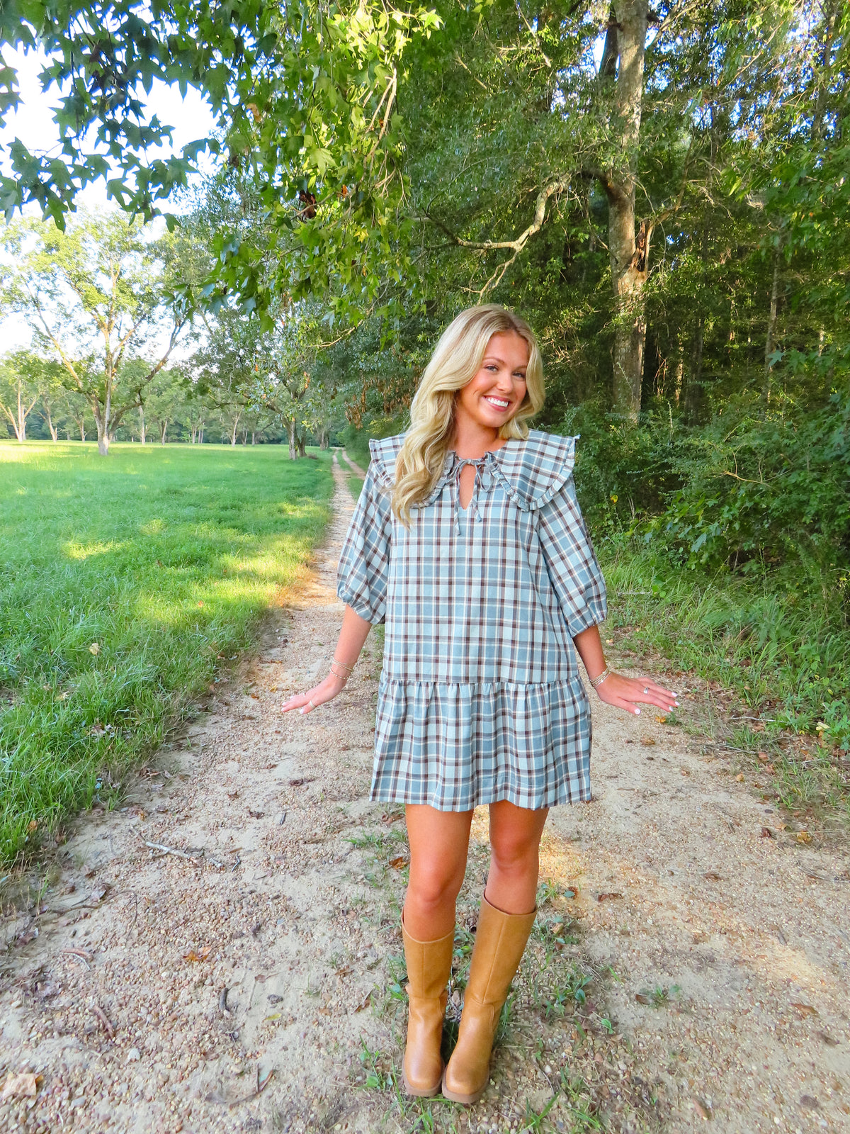 Harvest Plaid Dress