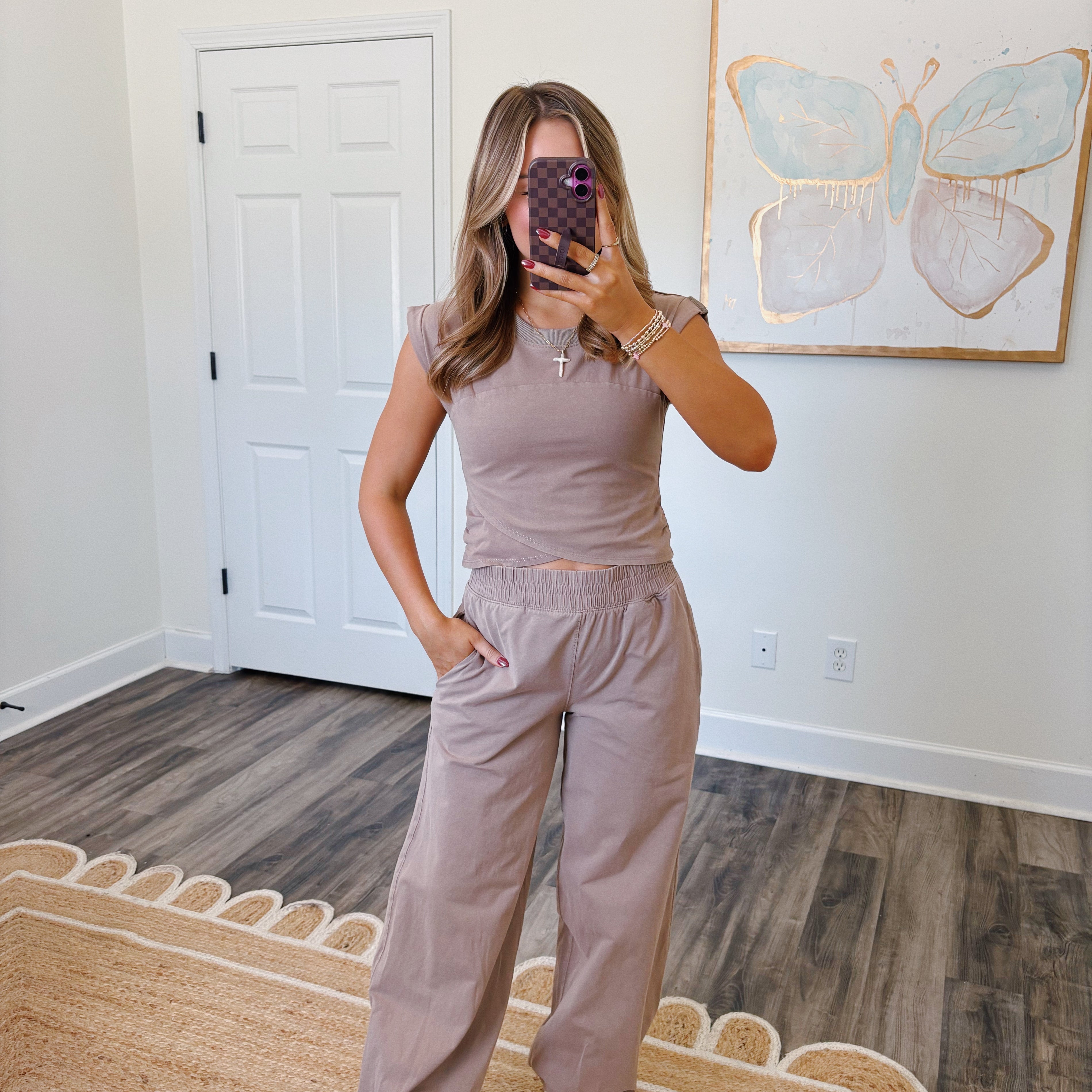 Taupe Crossover Set