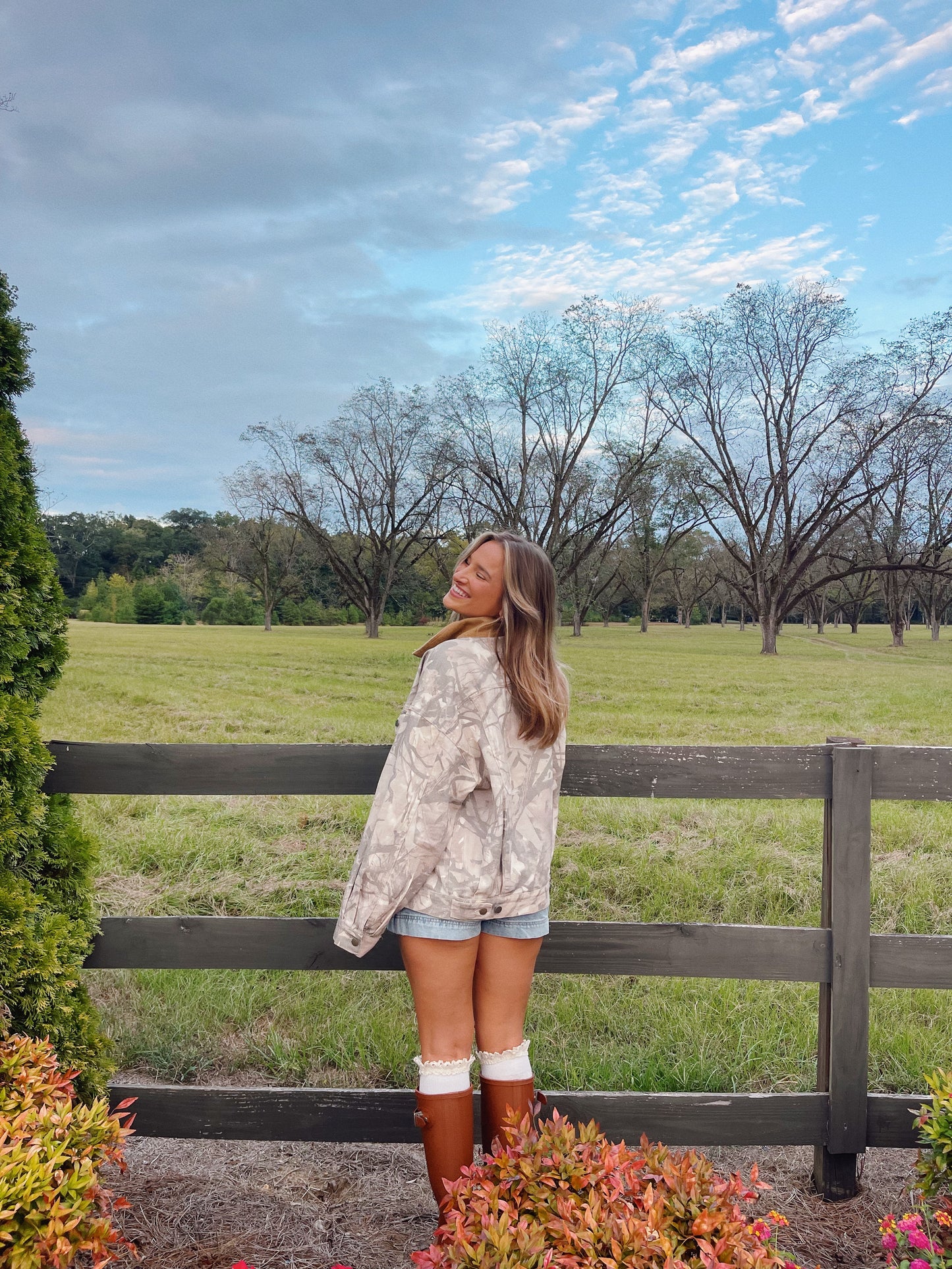 Oversized Camo Barn Jacket