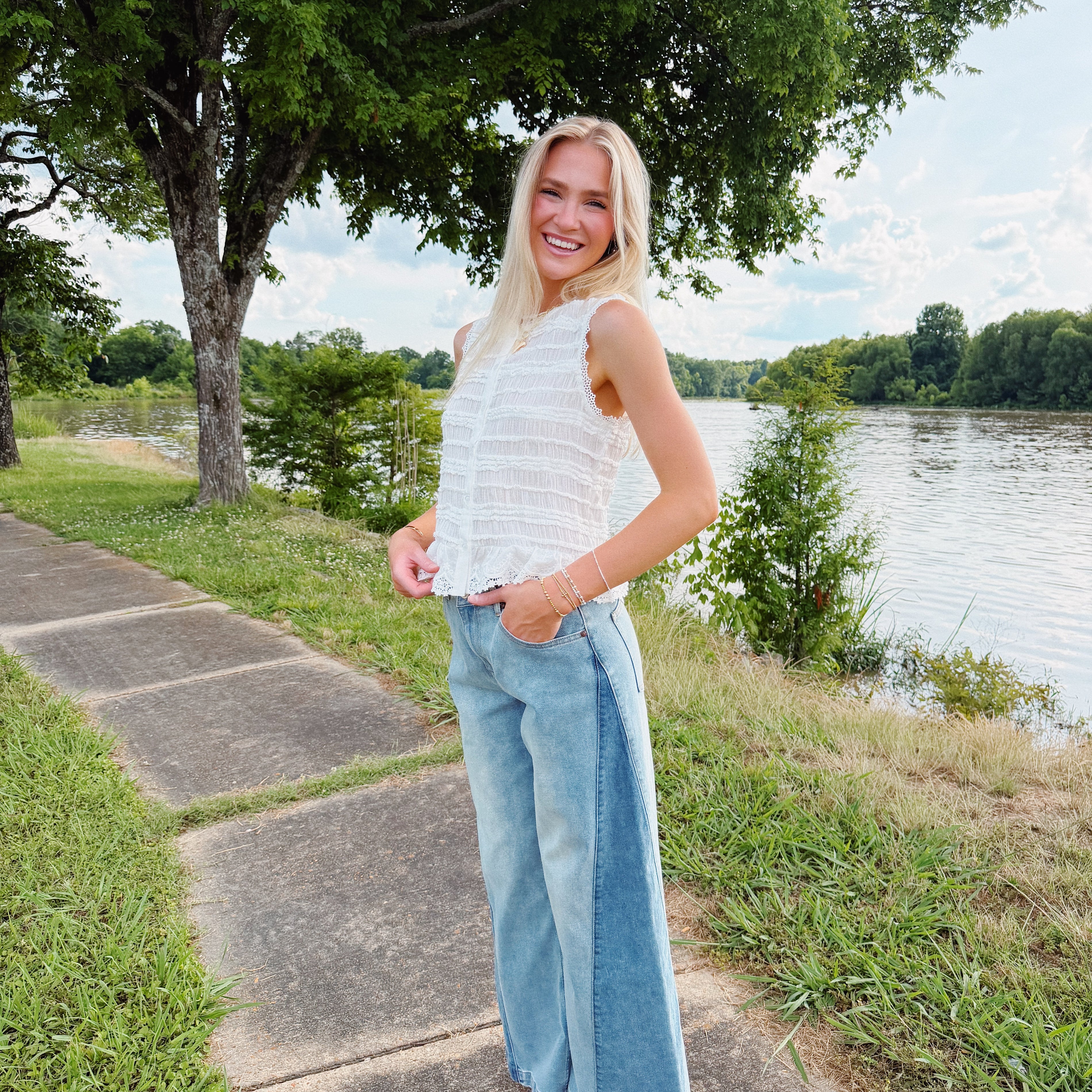 Make A Statement Baggy Jean