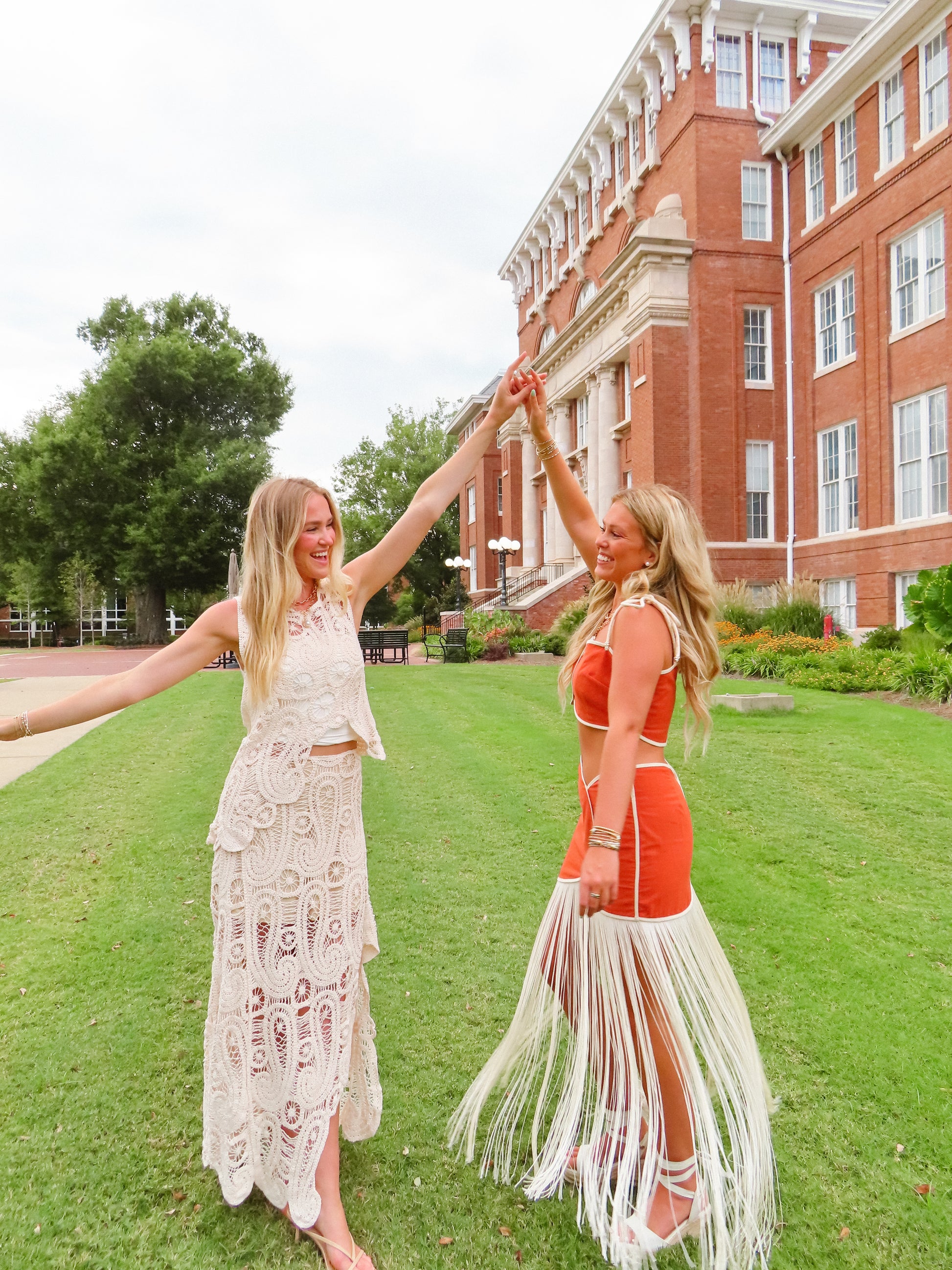 Lainey Fringe Skirt Set