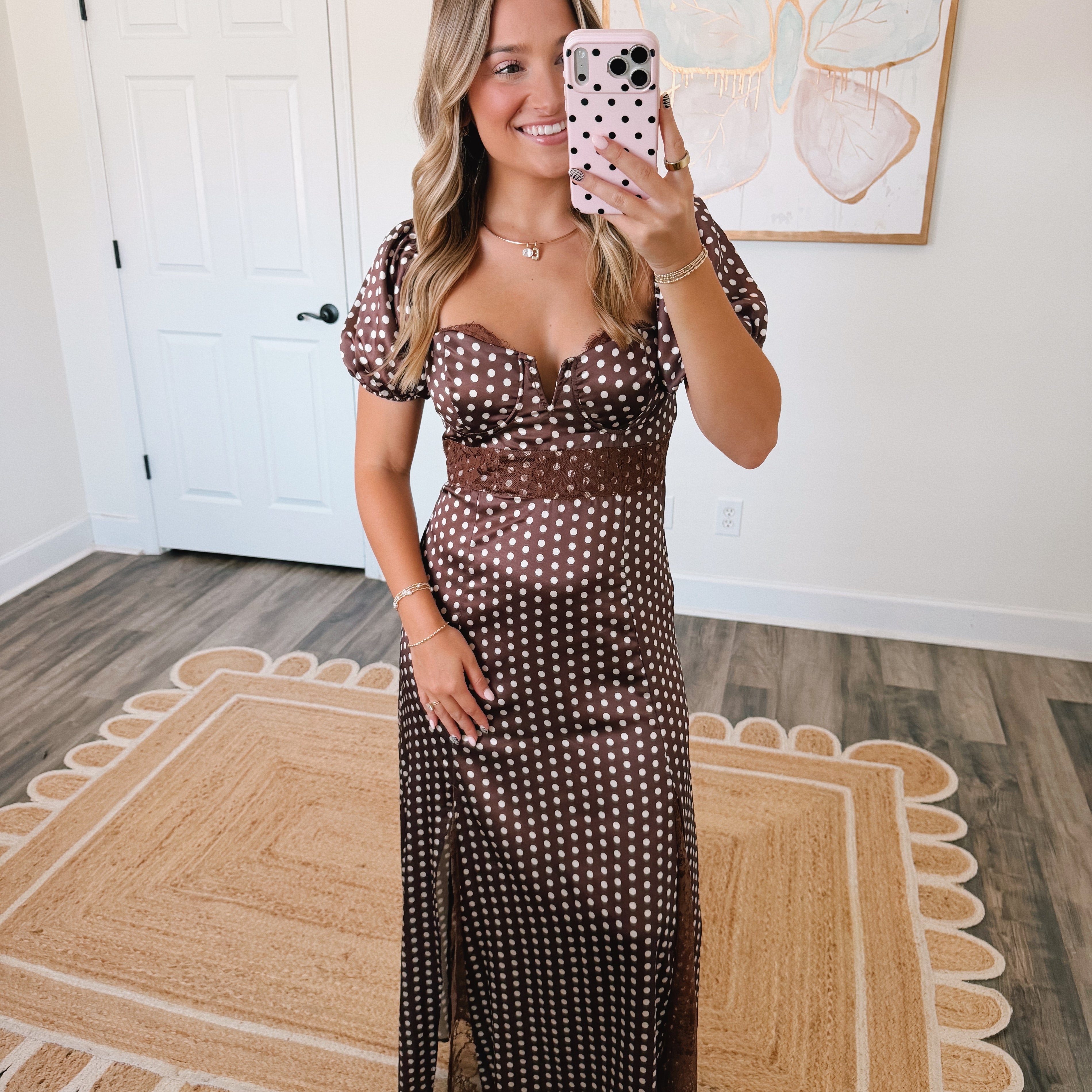 Camille Polka Dot Maxi