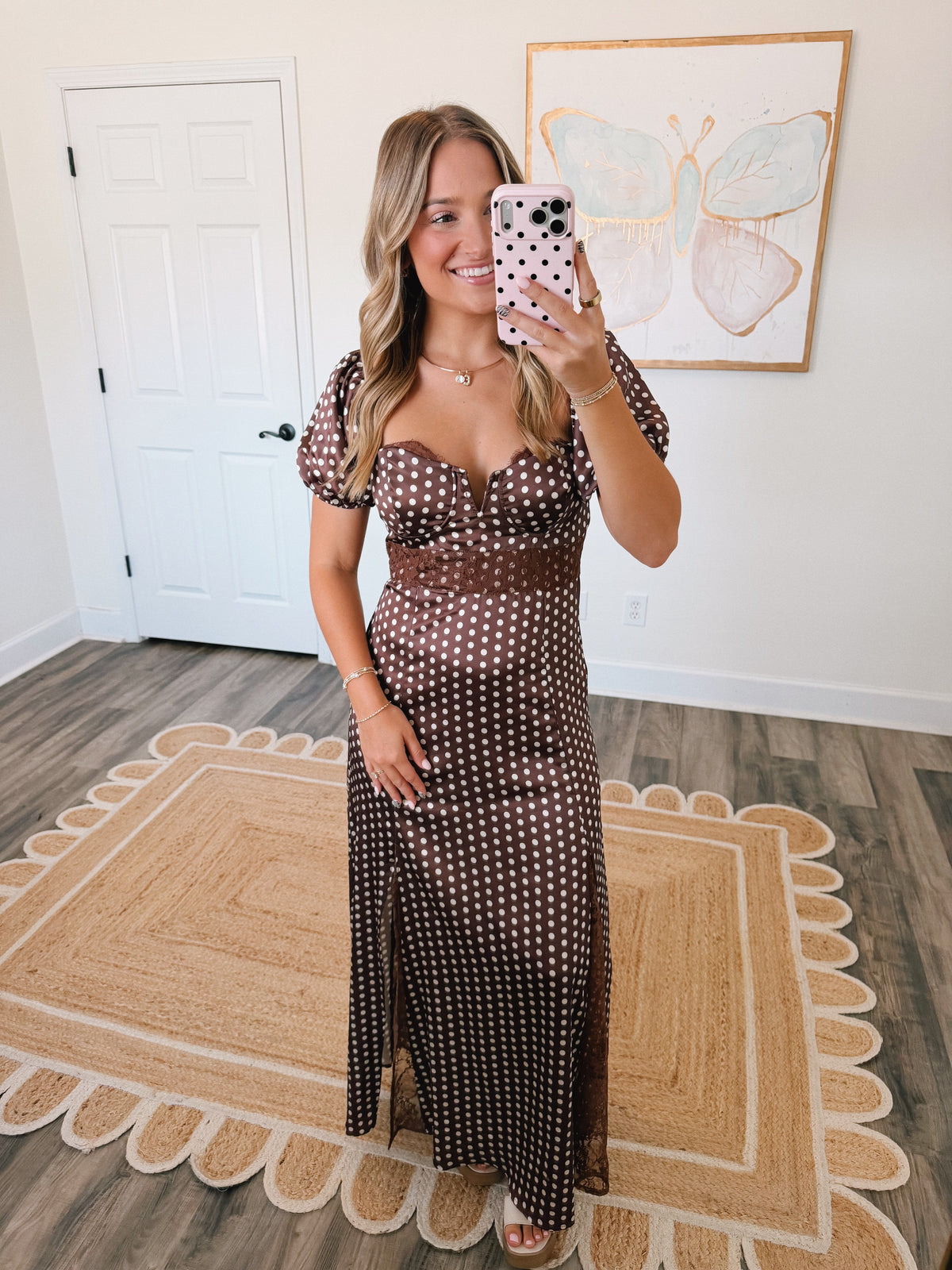 Camille Polka Dot Maxi