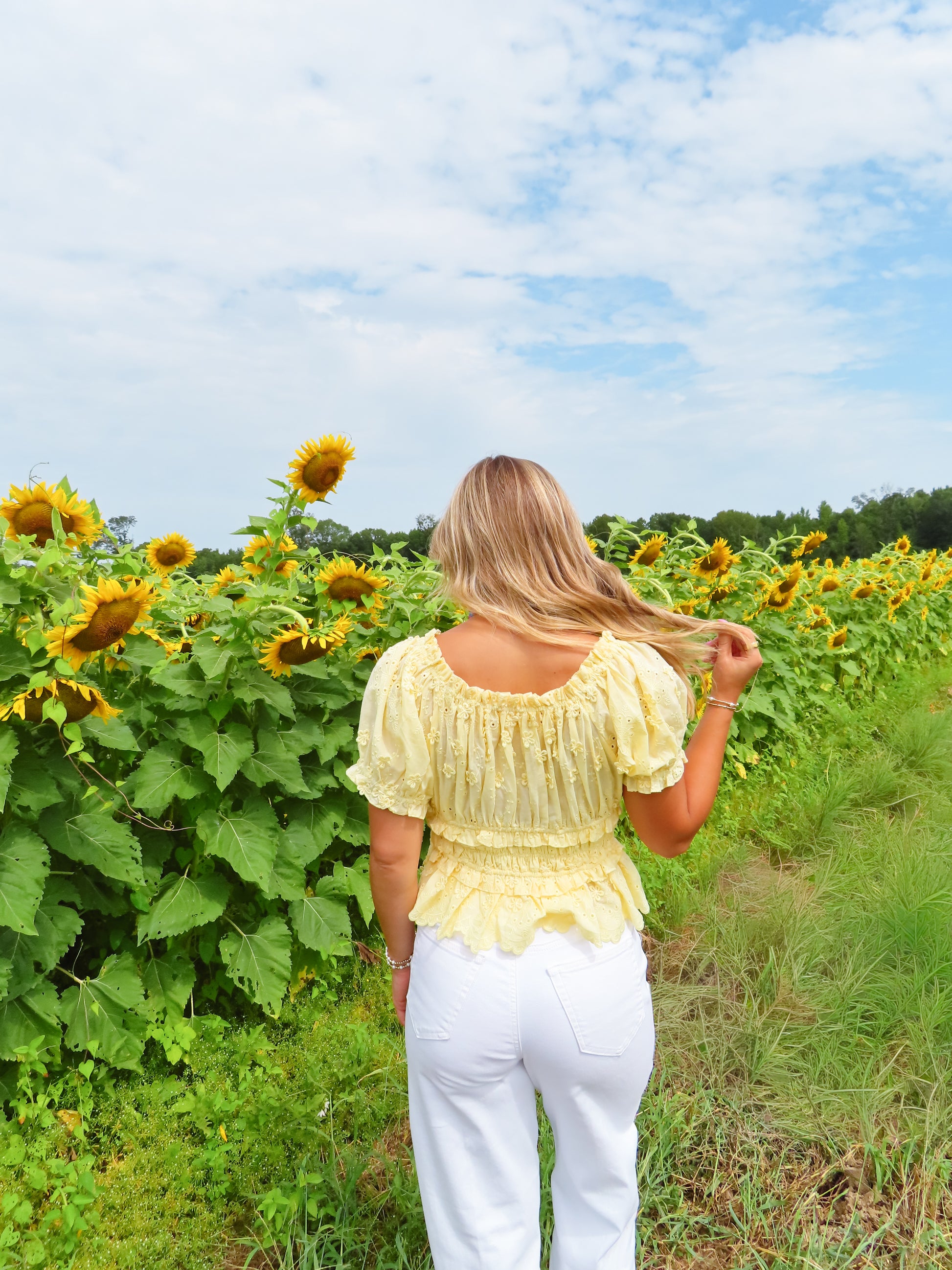 Brighter Days Peplum Blouse