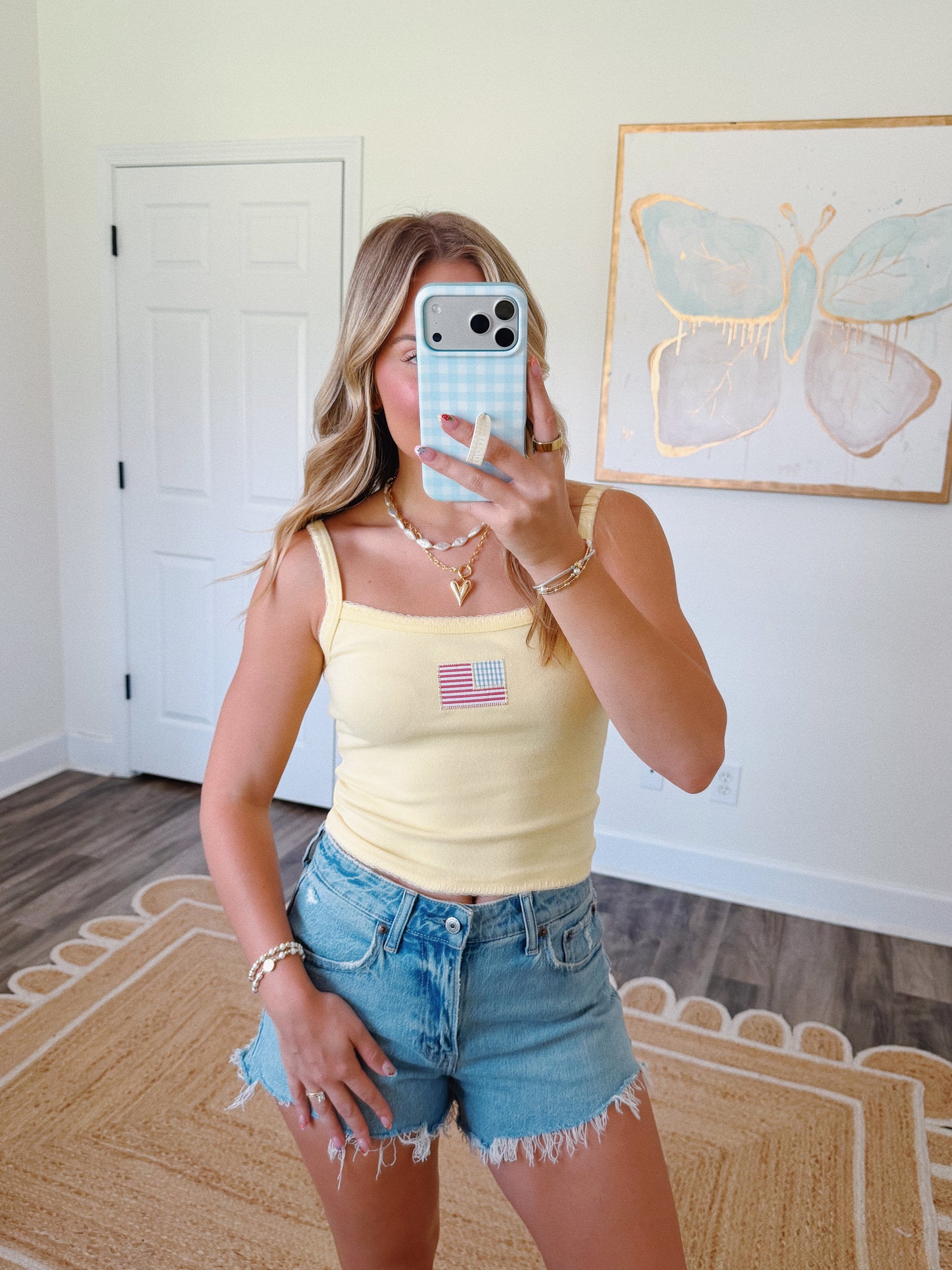 Yellow USA Tank