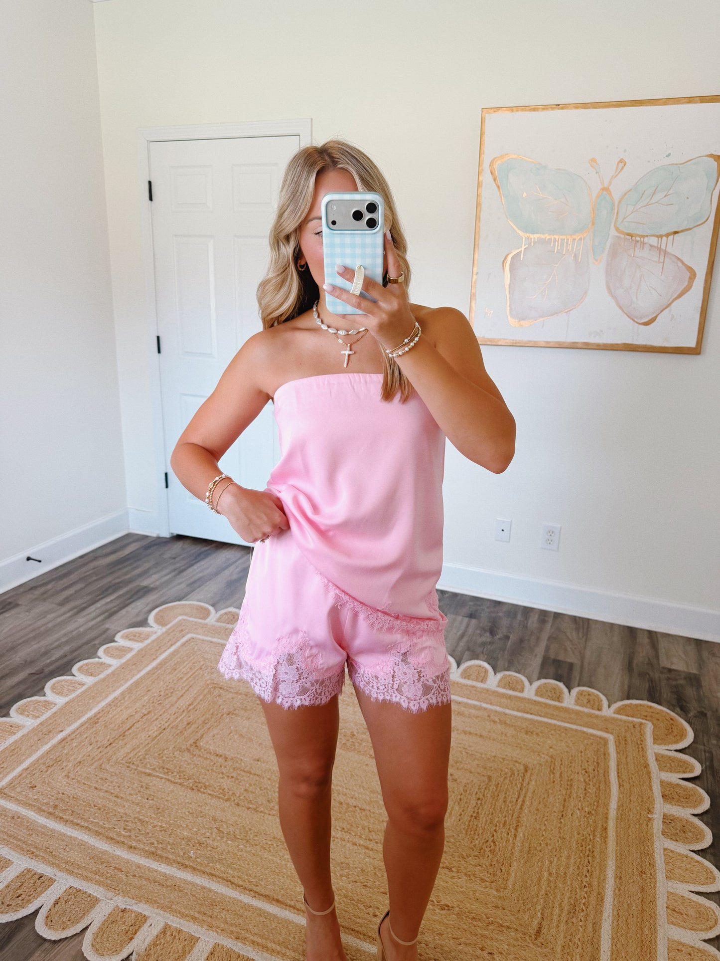 Pretty in Pink Lace Set