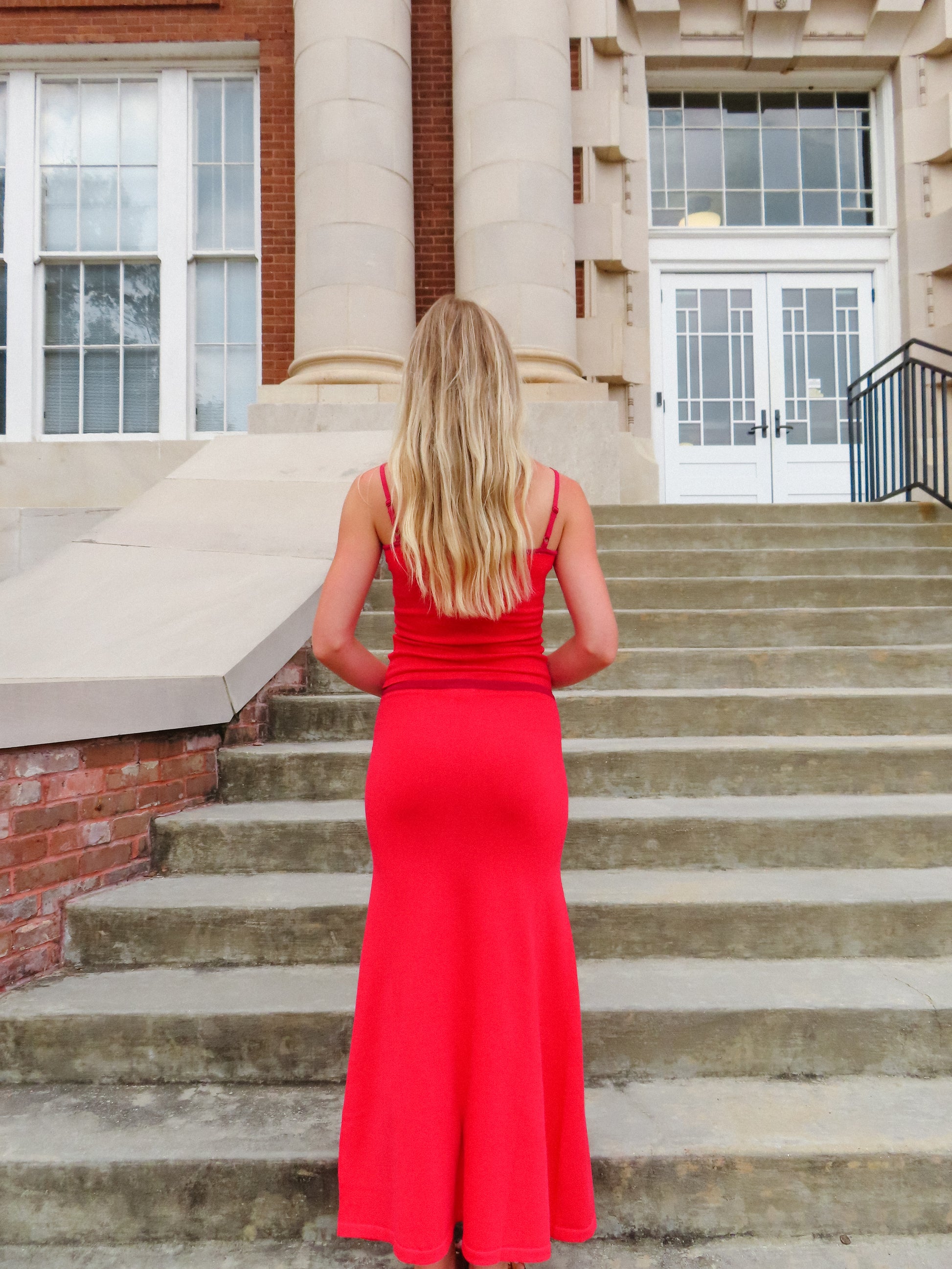 Red Zone Skirt Set