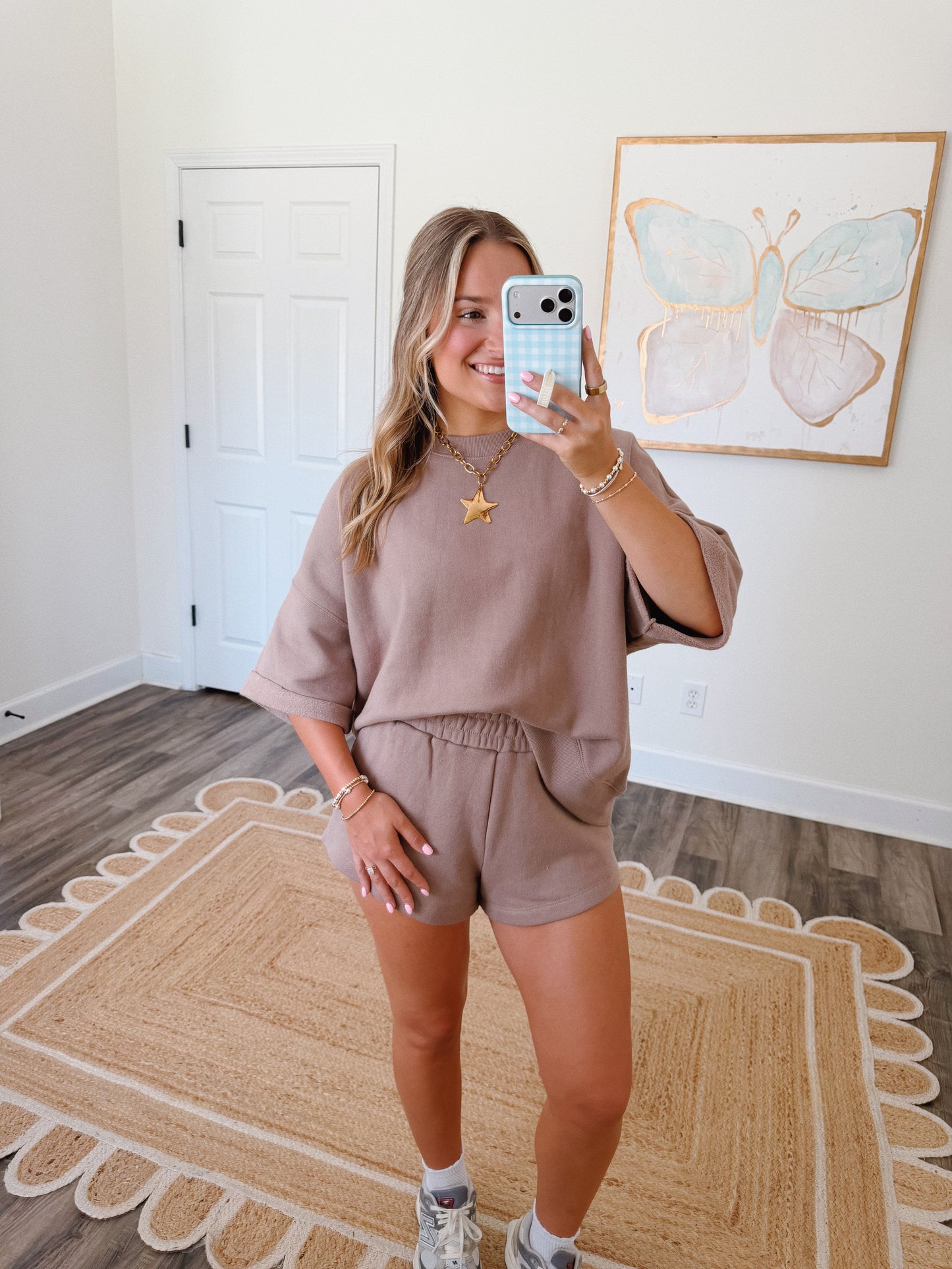 Coffee Run Lounge Set in Mocha