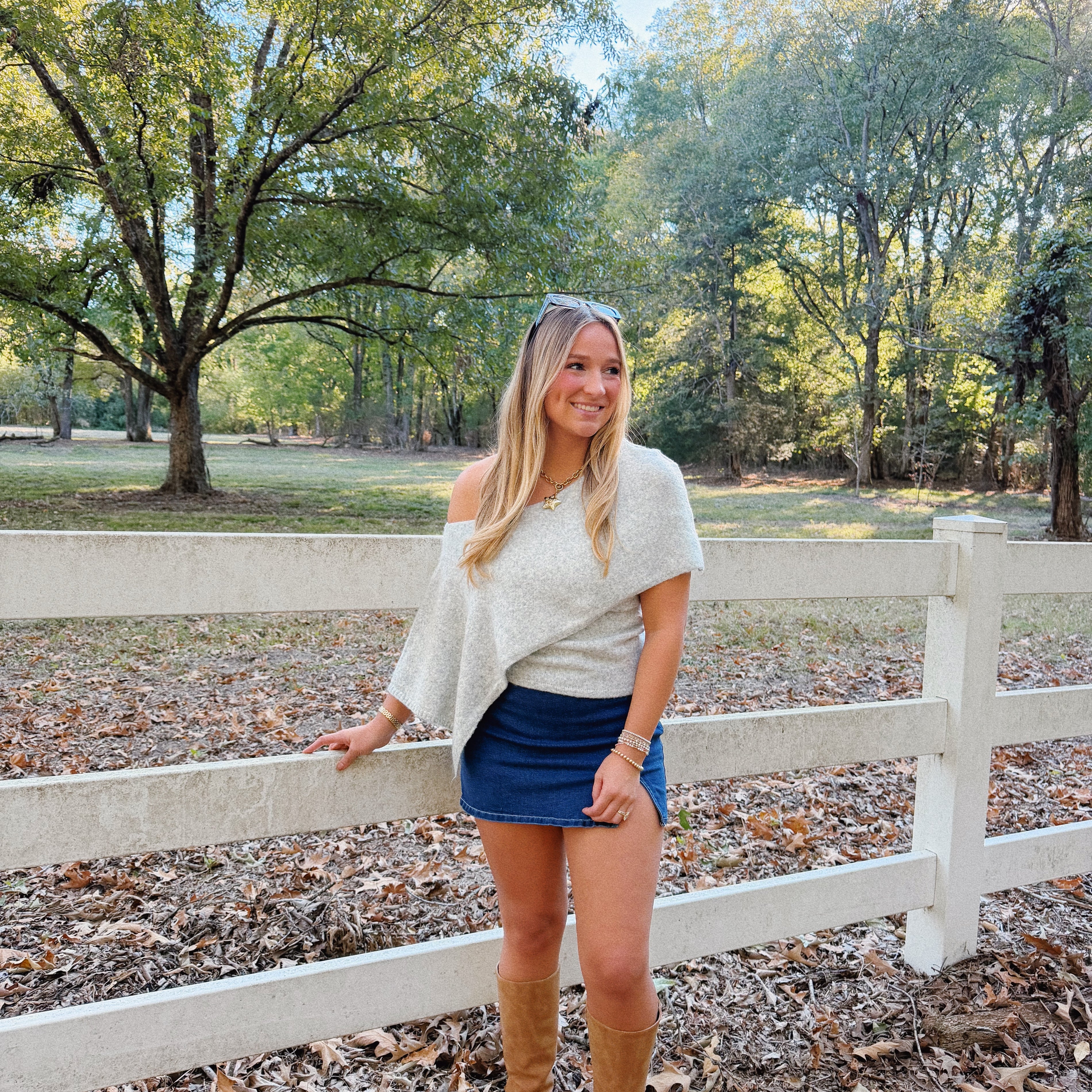 Aspen Knit Poncho Top
