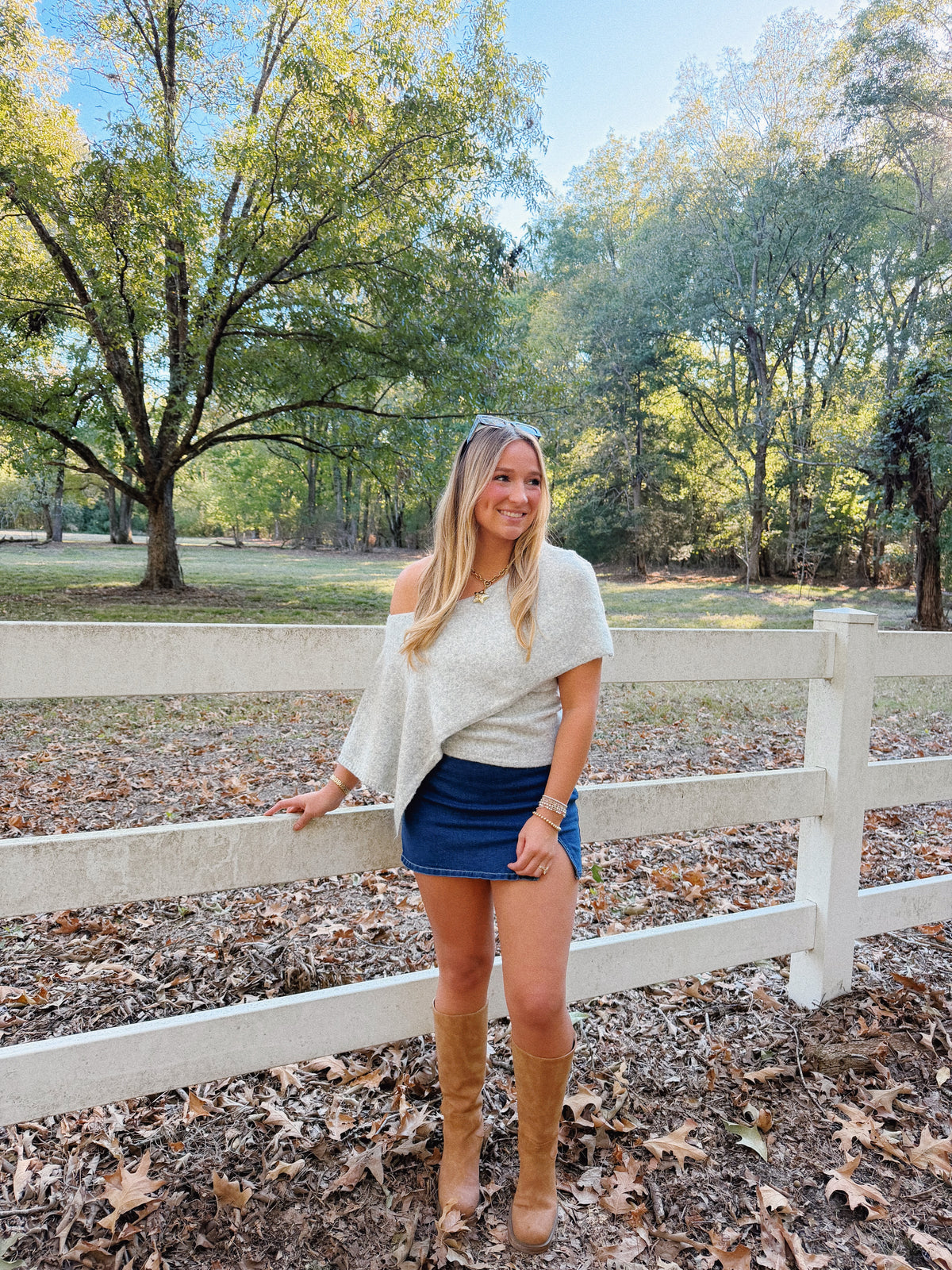 Aspen Knit Poncho Top