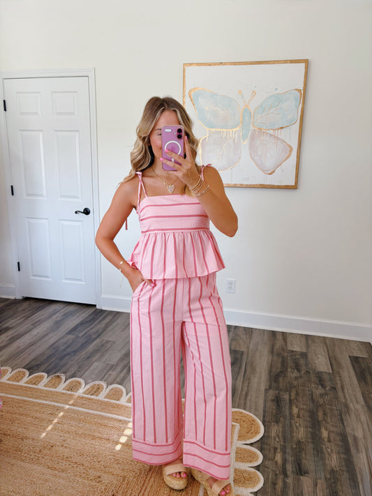 Tickled Pink Pant Set