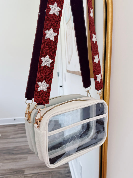 Beaded Gameday Bag Strap