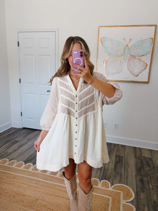 Toasted Almond Tunic Dress