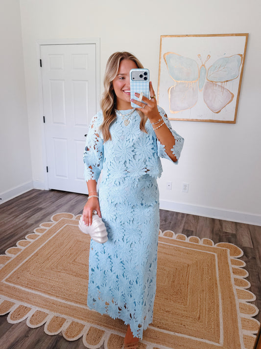 Charleston Girl Set in Blue