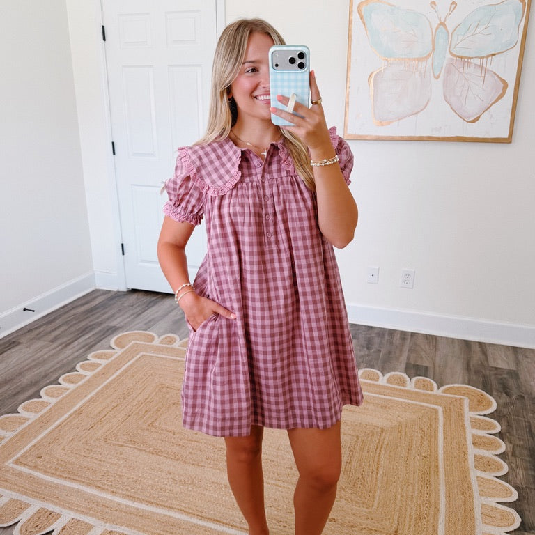 The Maple Gingham Dress