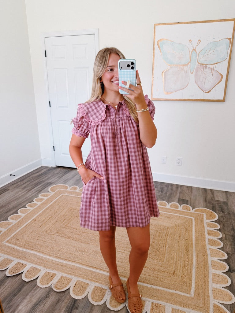 The Maple Gingham Dress