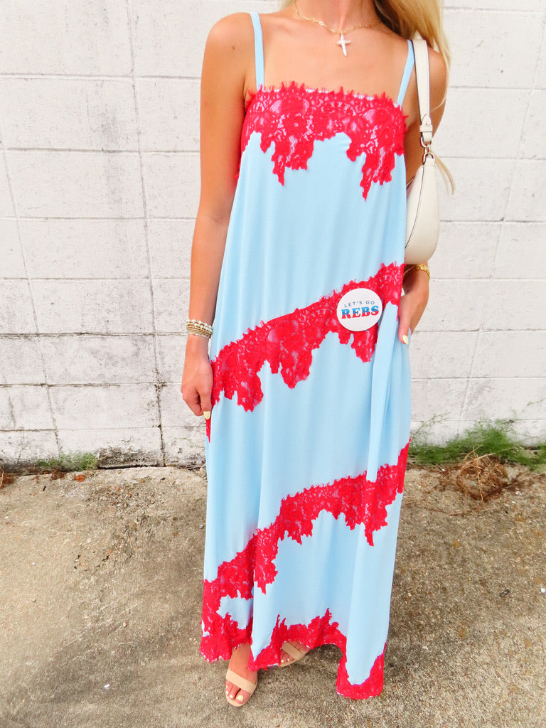 Gianna Lace Trim Maxi