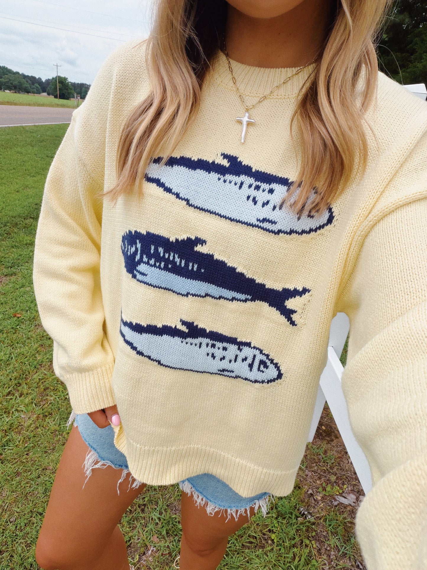 Yellow Sardine Sweater