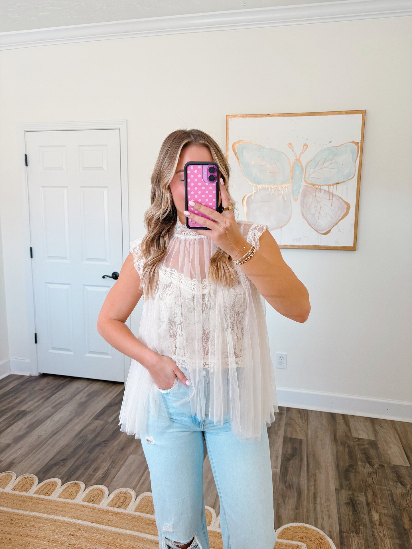 Kelsey Lace Top PREORDER *1/2 WEEK RESTOCK*