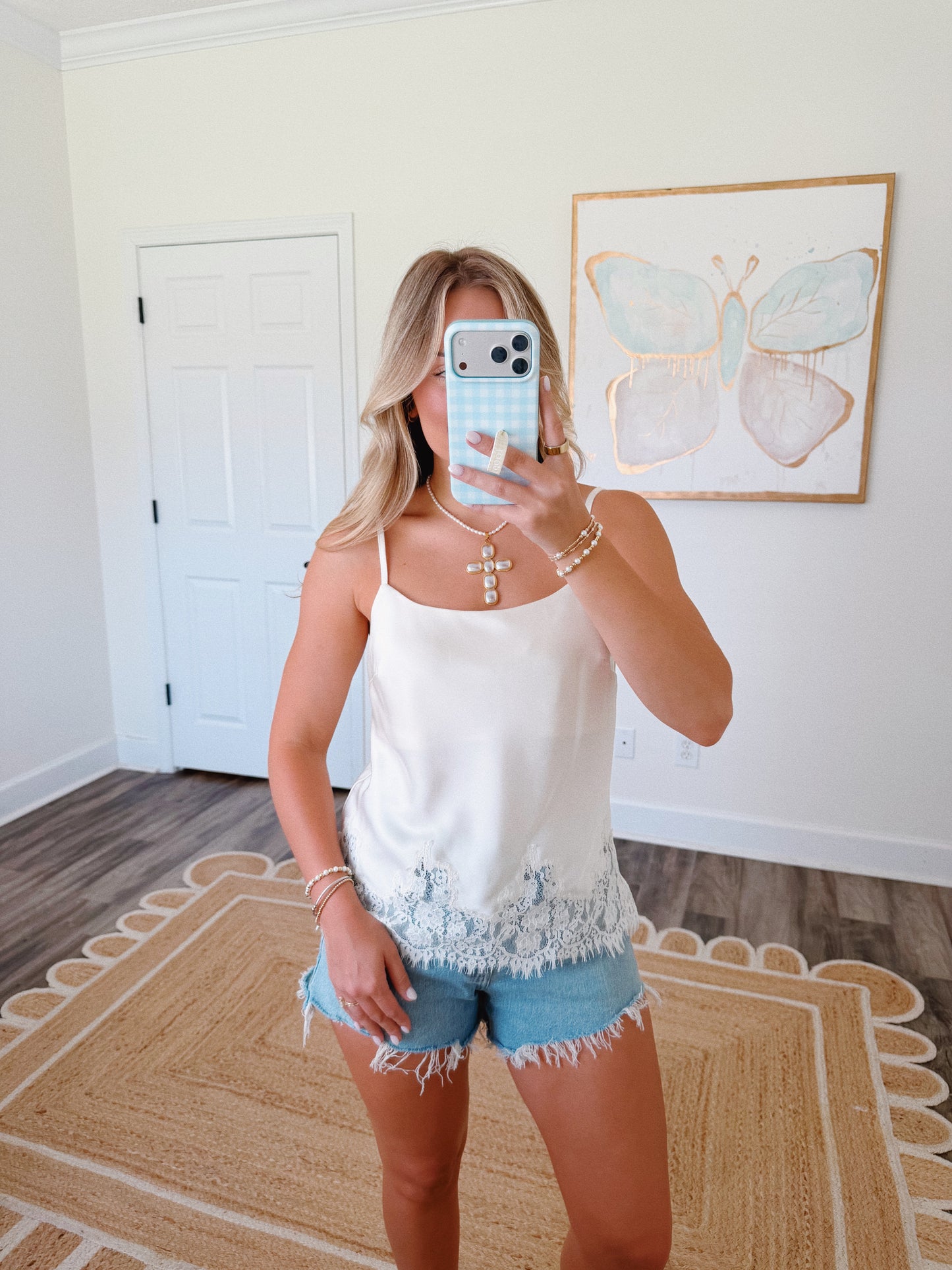 Sienna Lace Trim Top