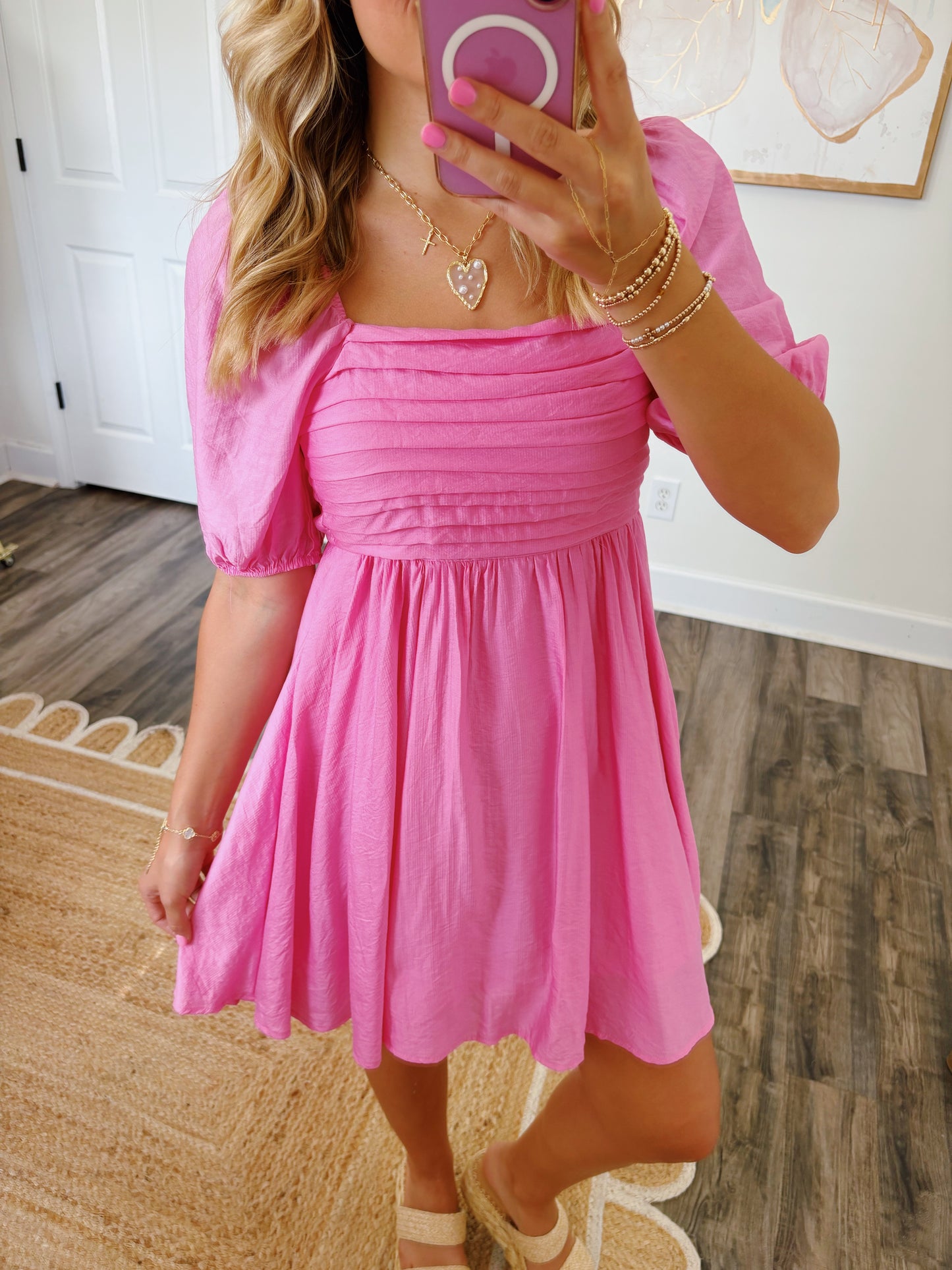 Bubblegum Mini Dress