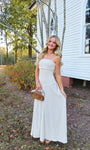 Oatmeal Drop Waist Maxi
