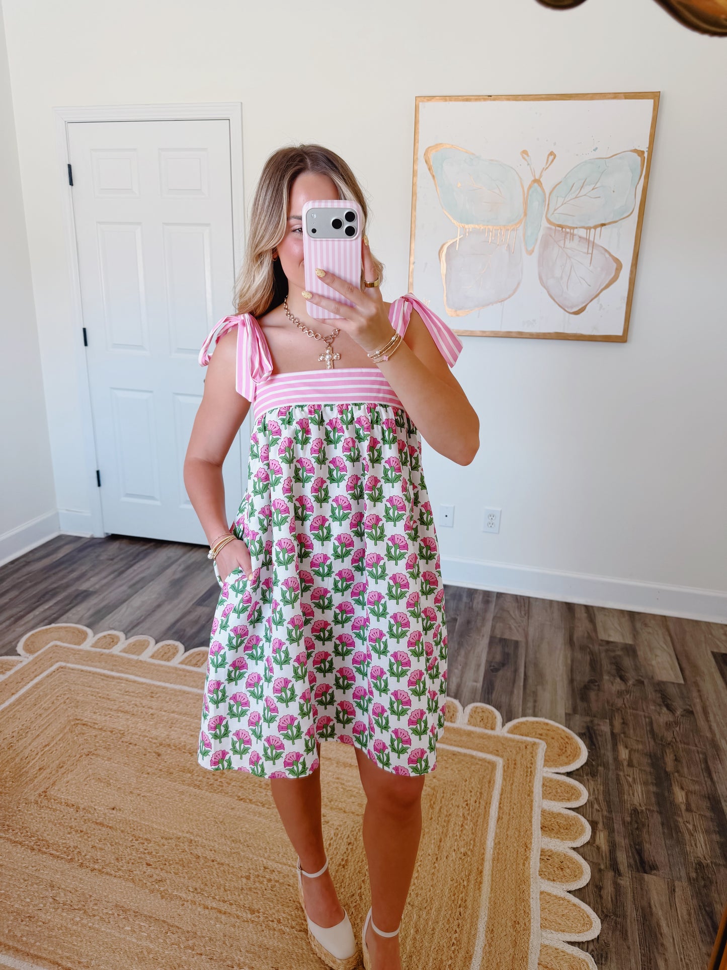 Pink Tulips Dress