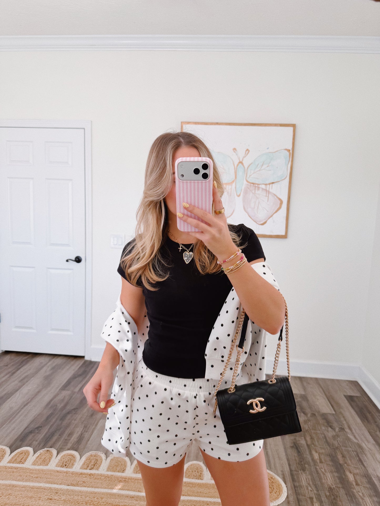 Polka Dot Crewneck Set