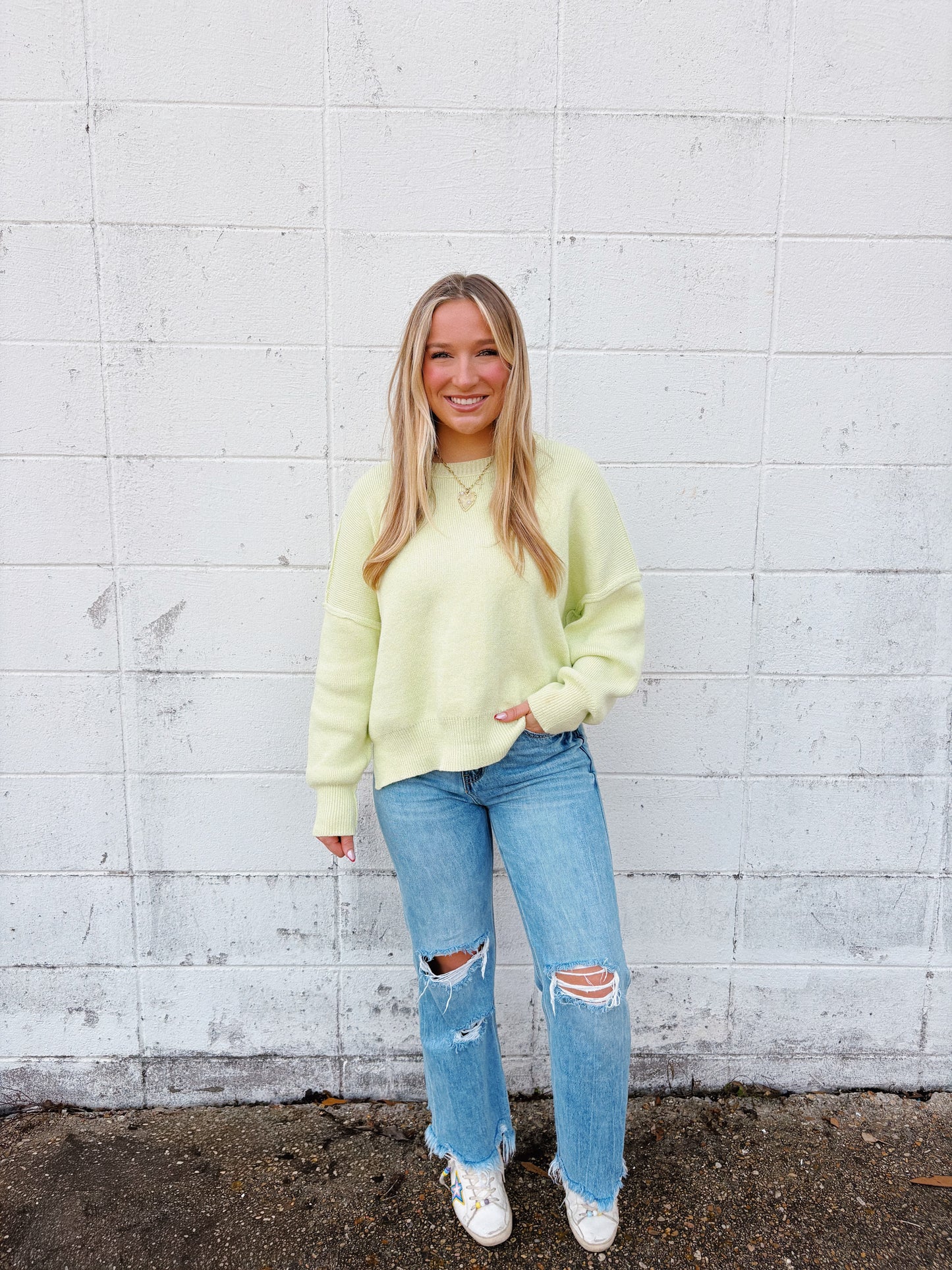 Limeade Basics Sweater