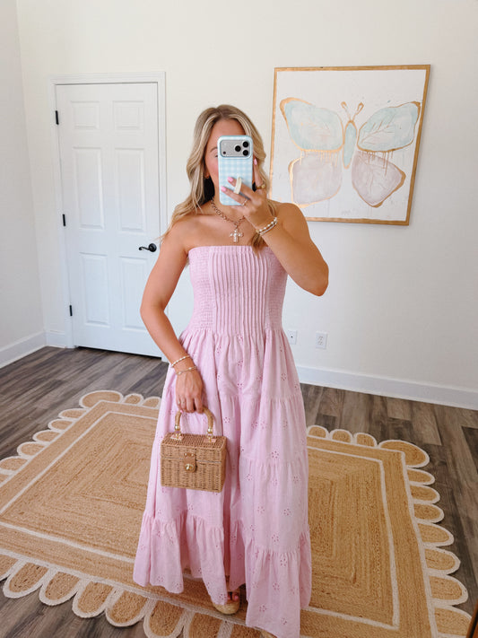 Rosalie Pleated Maxi Dress