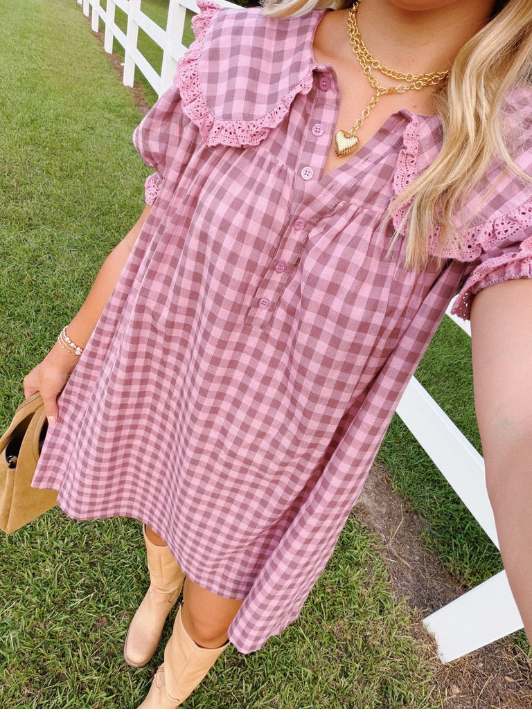 The Maple Gingham Dress