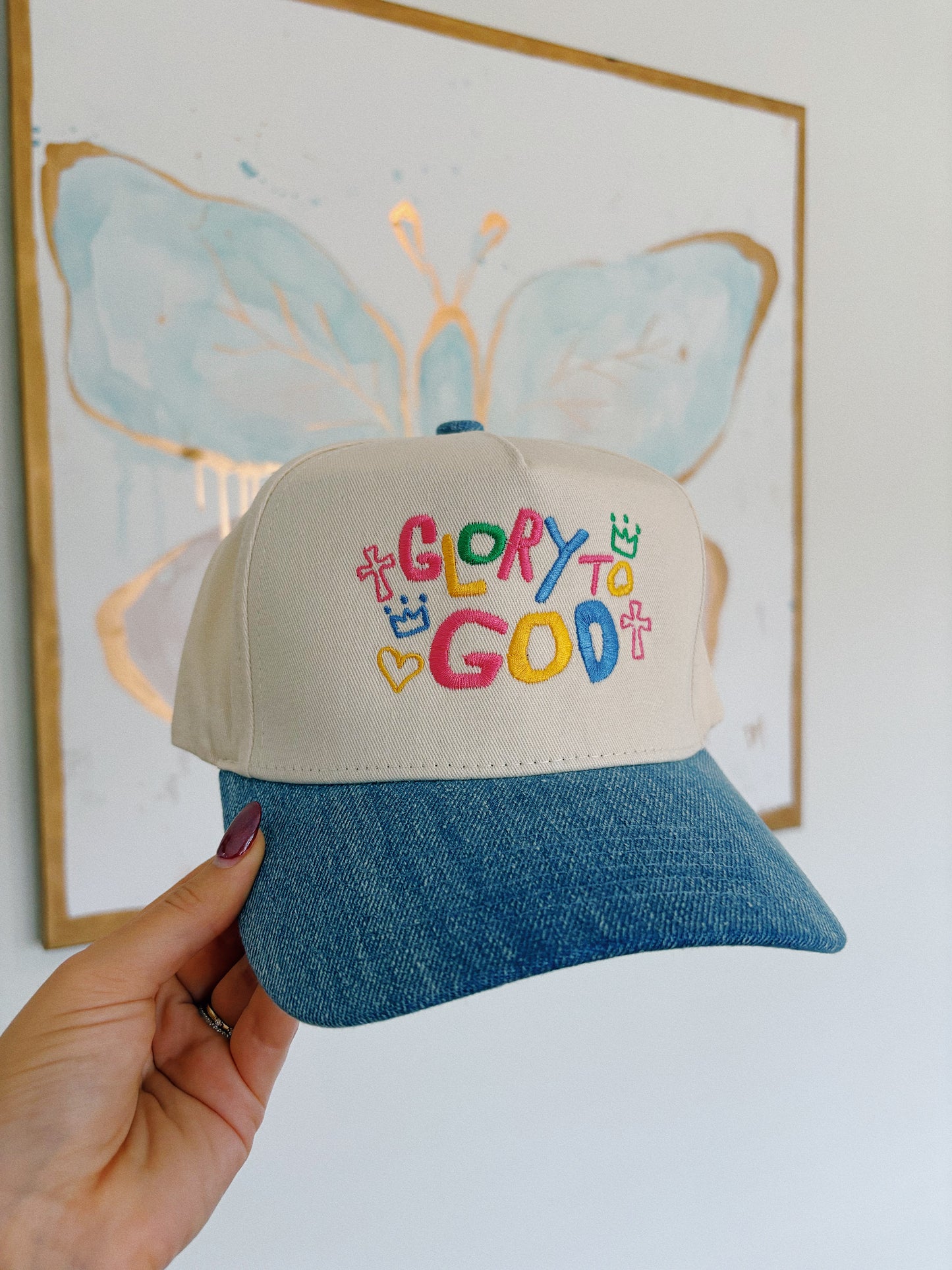 Glory To God Trucker Hat