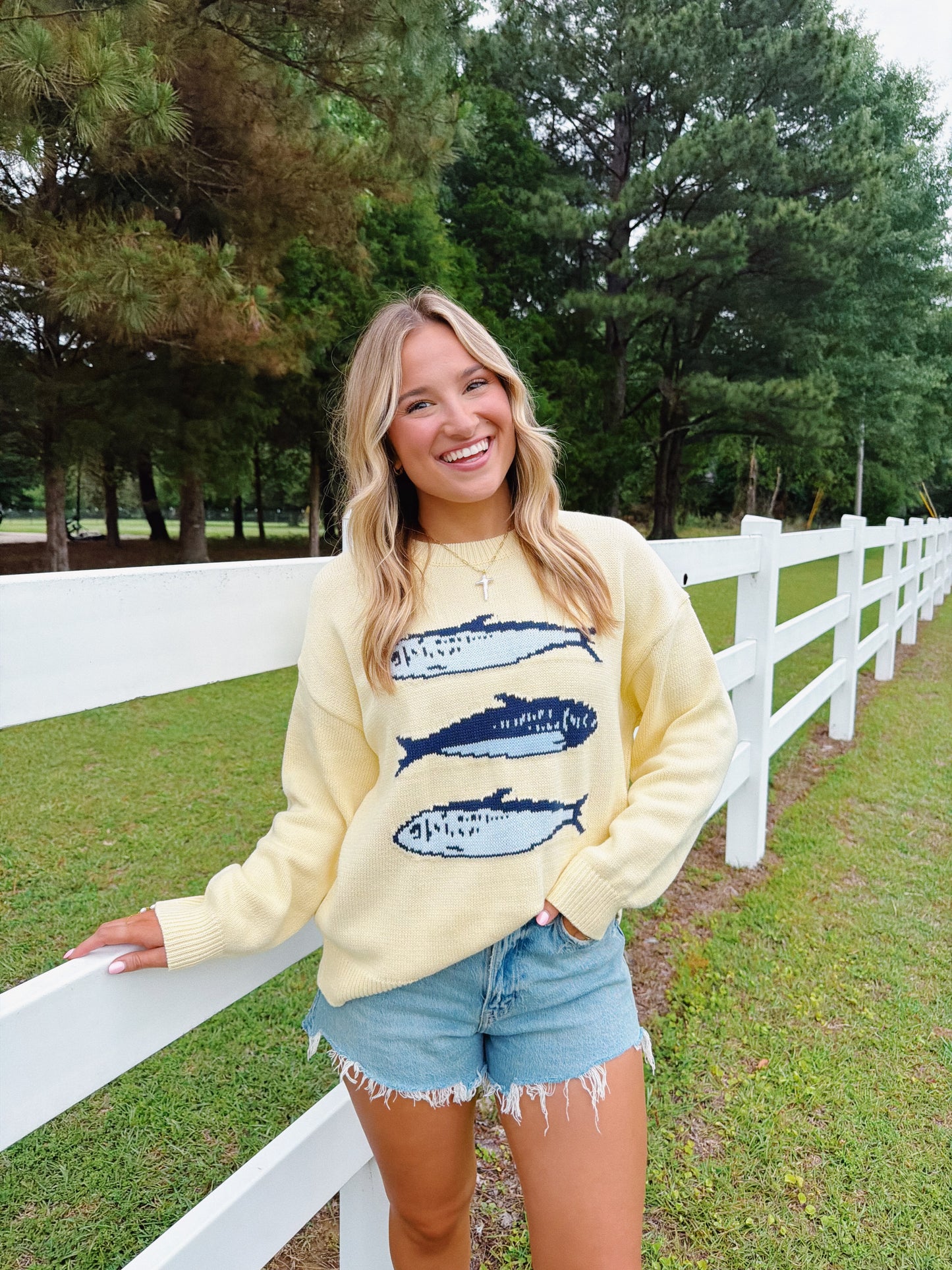 Yellow Sardine Sweater