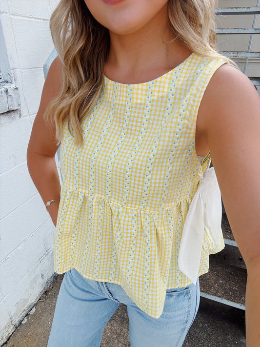 Joyful Tie Top