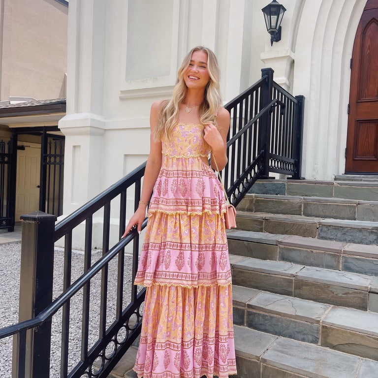 The Kordelia Tiered Maxi Dress – Color Collective