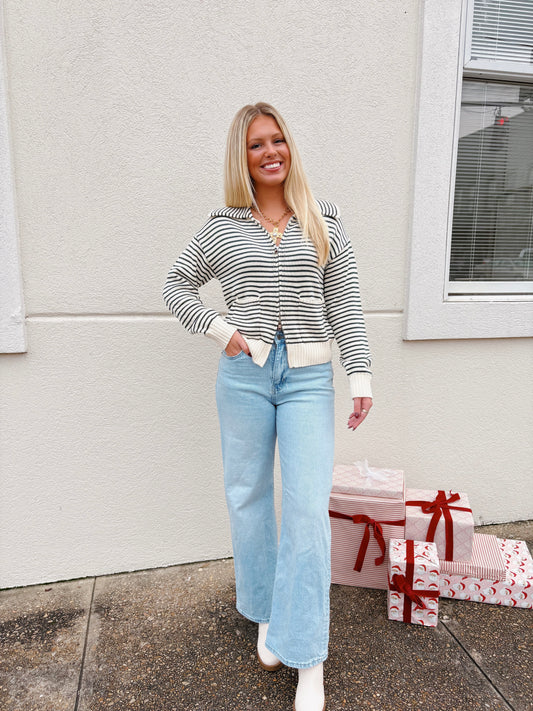 Kenny Double Zip Sweater