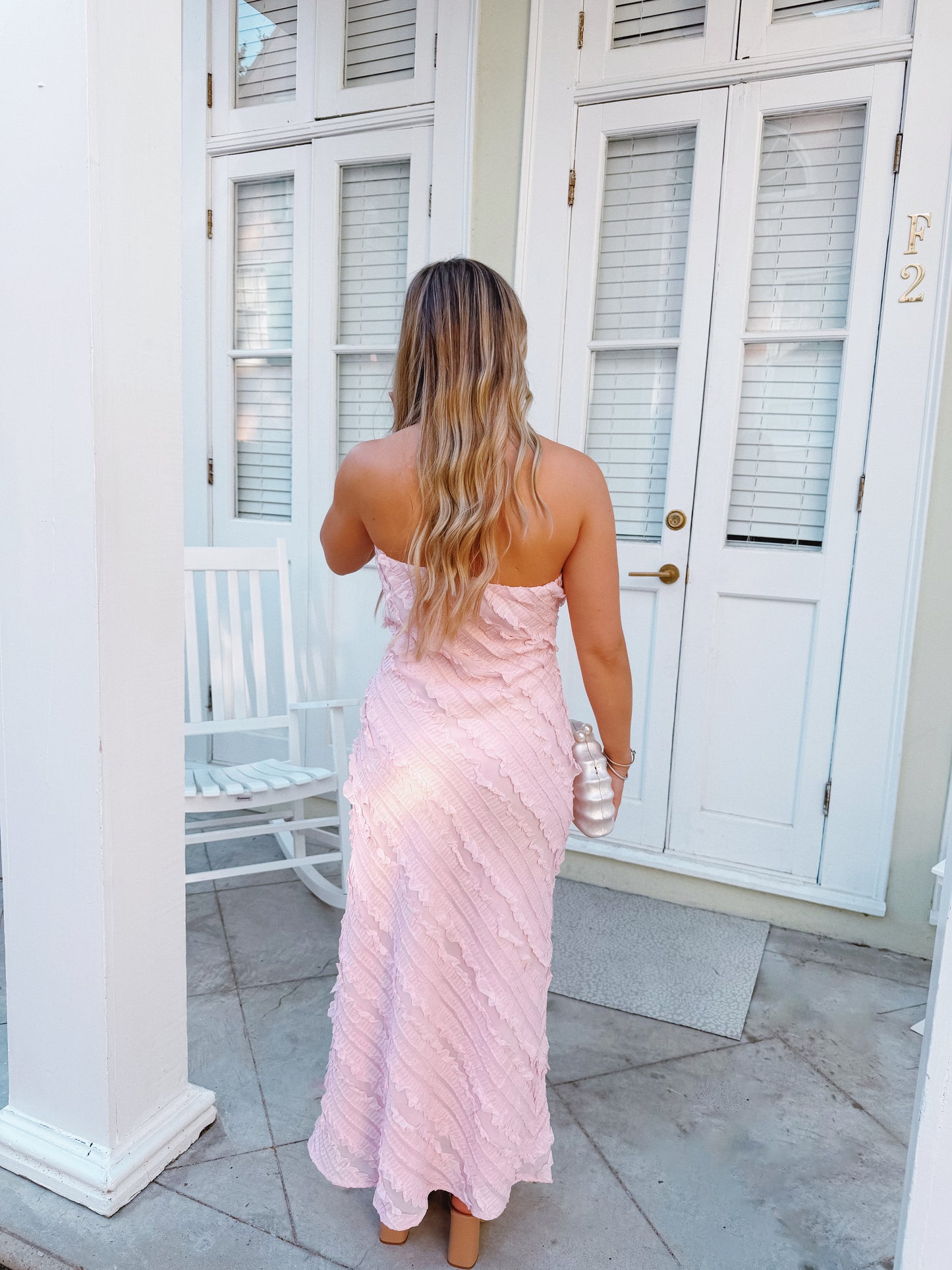 Pink Textured Midi