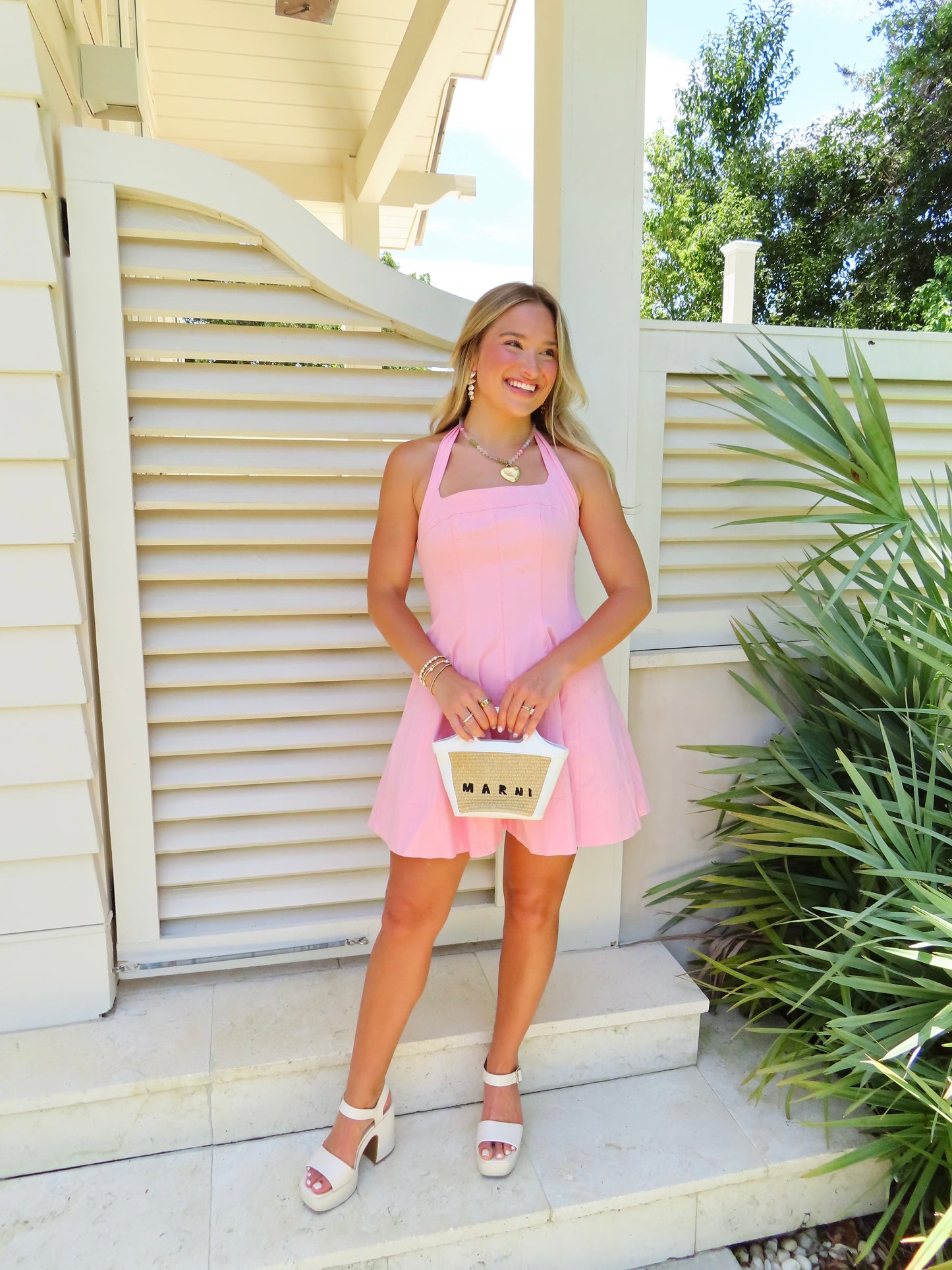 Peony Pink Halter Mini