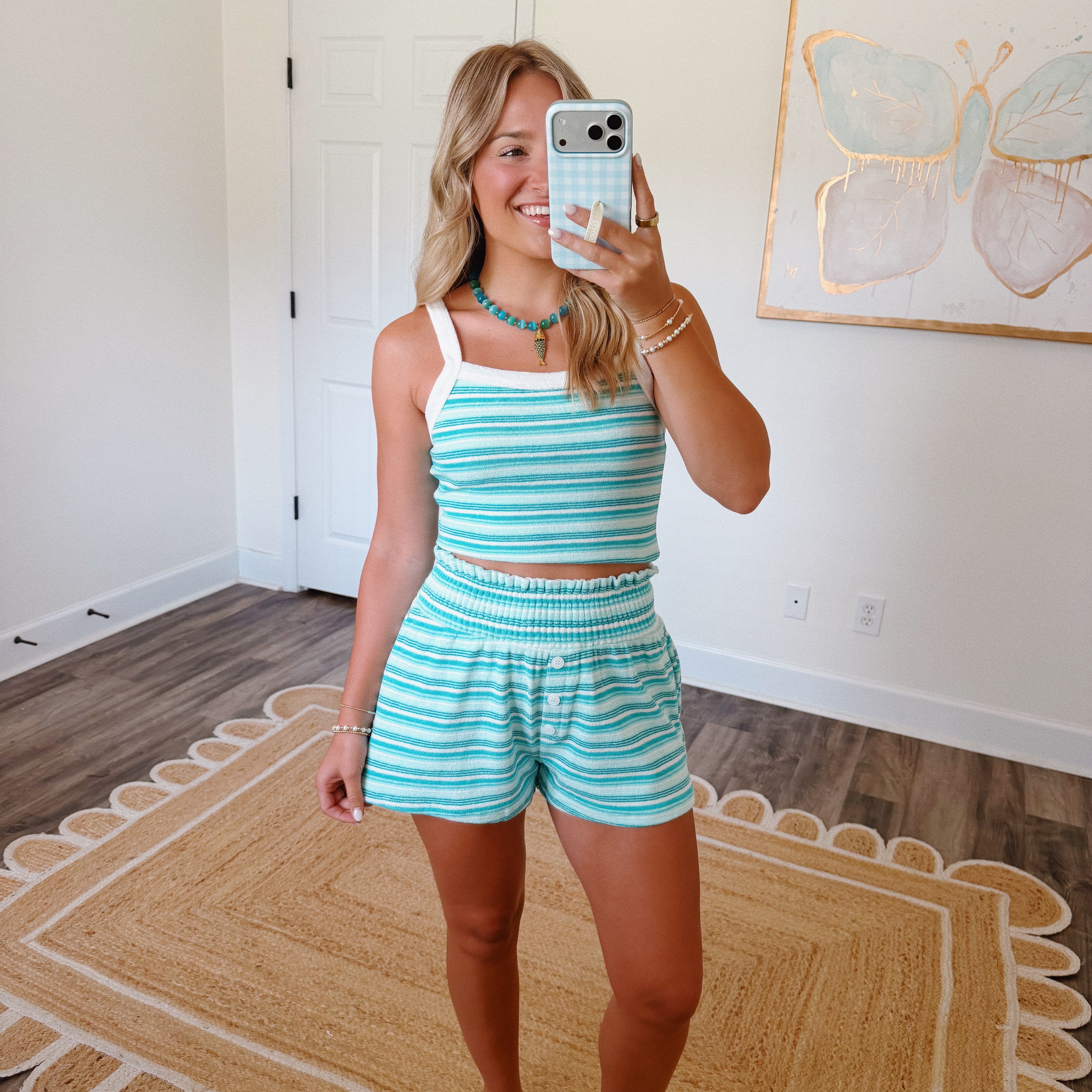 Blue Lagoon Stripe Set