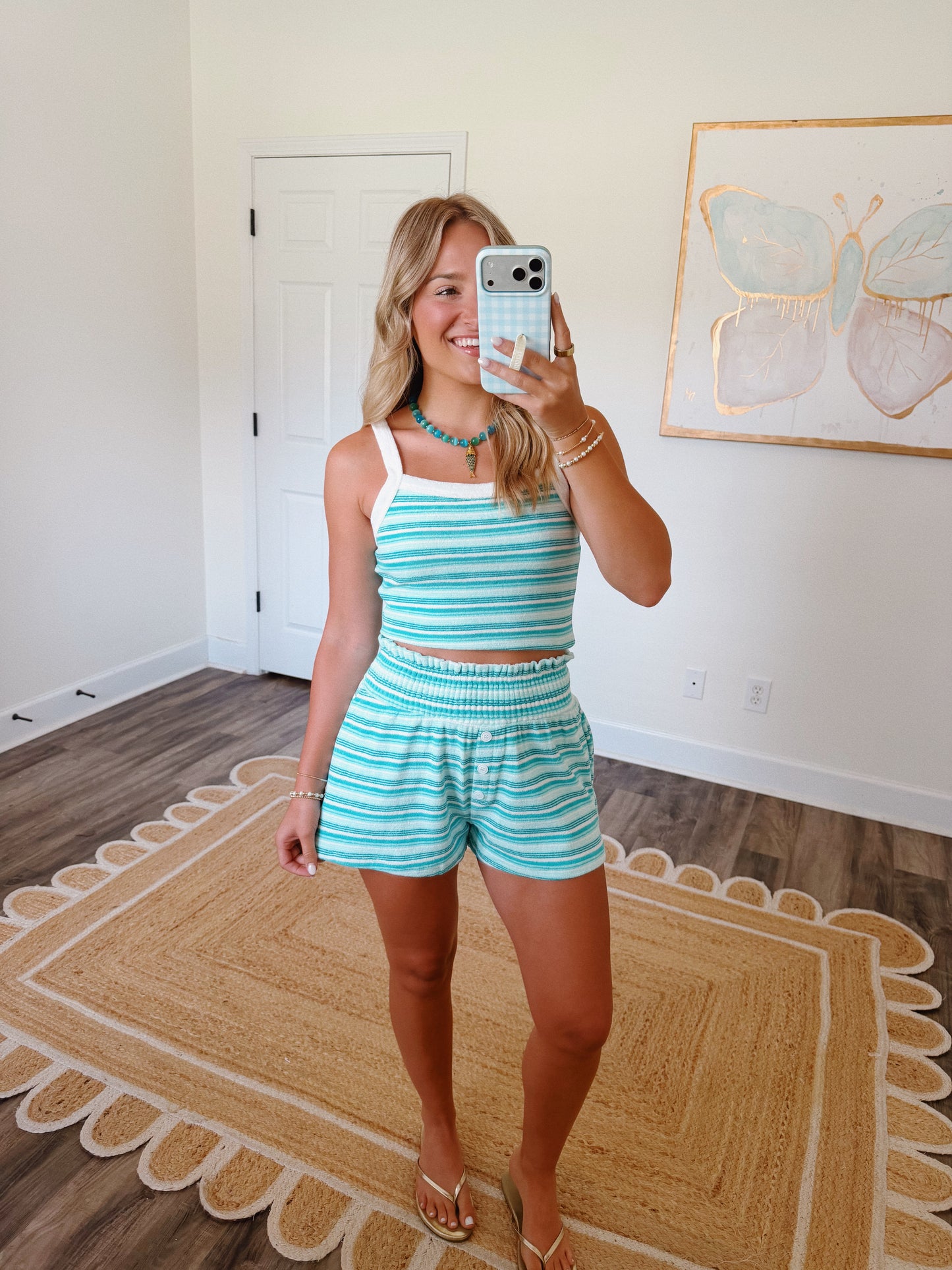 Blue Lagoon Stripe Set
