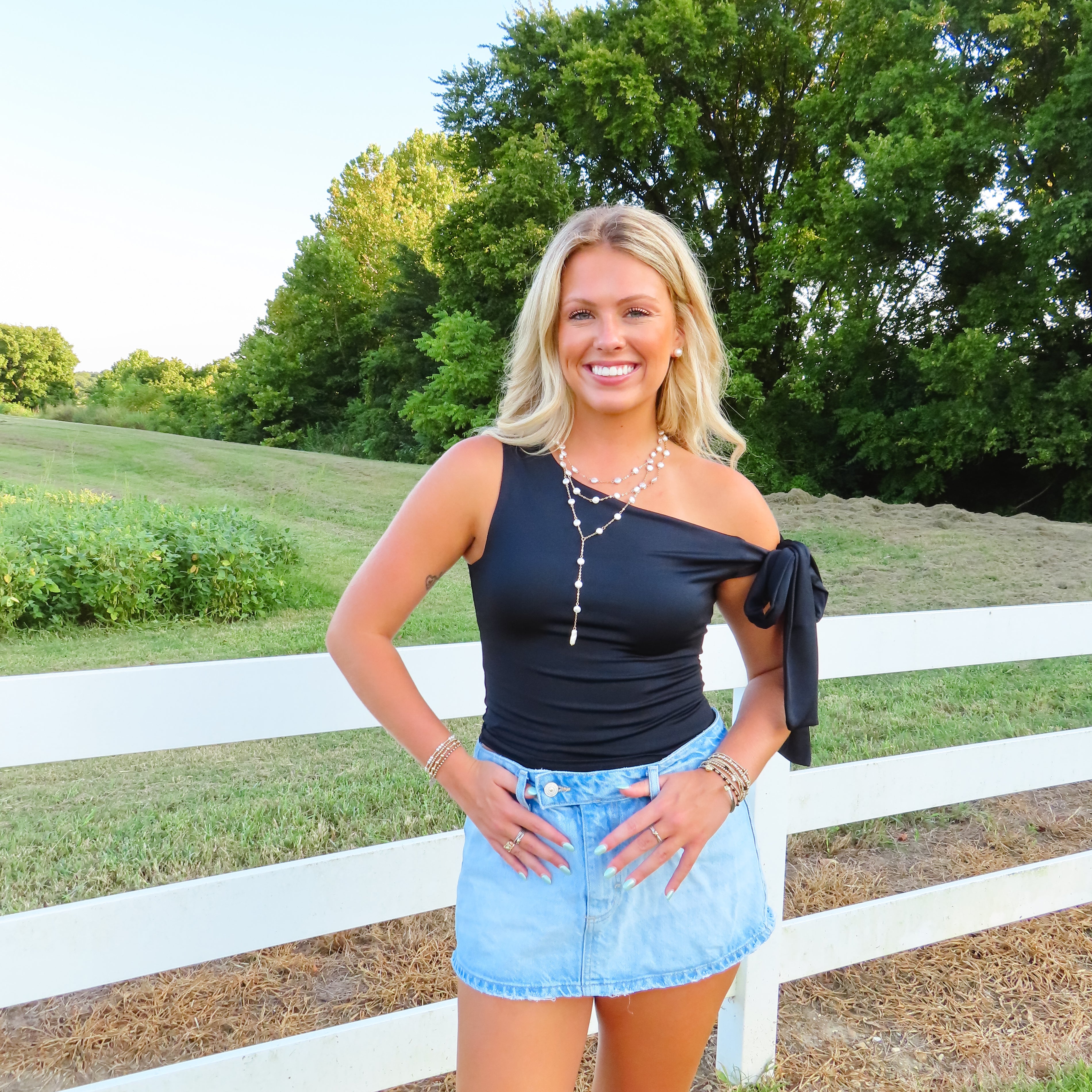 Sweet Victory Top in Black