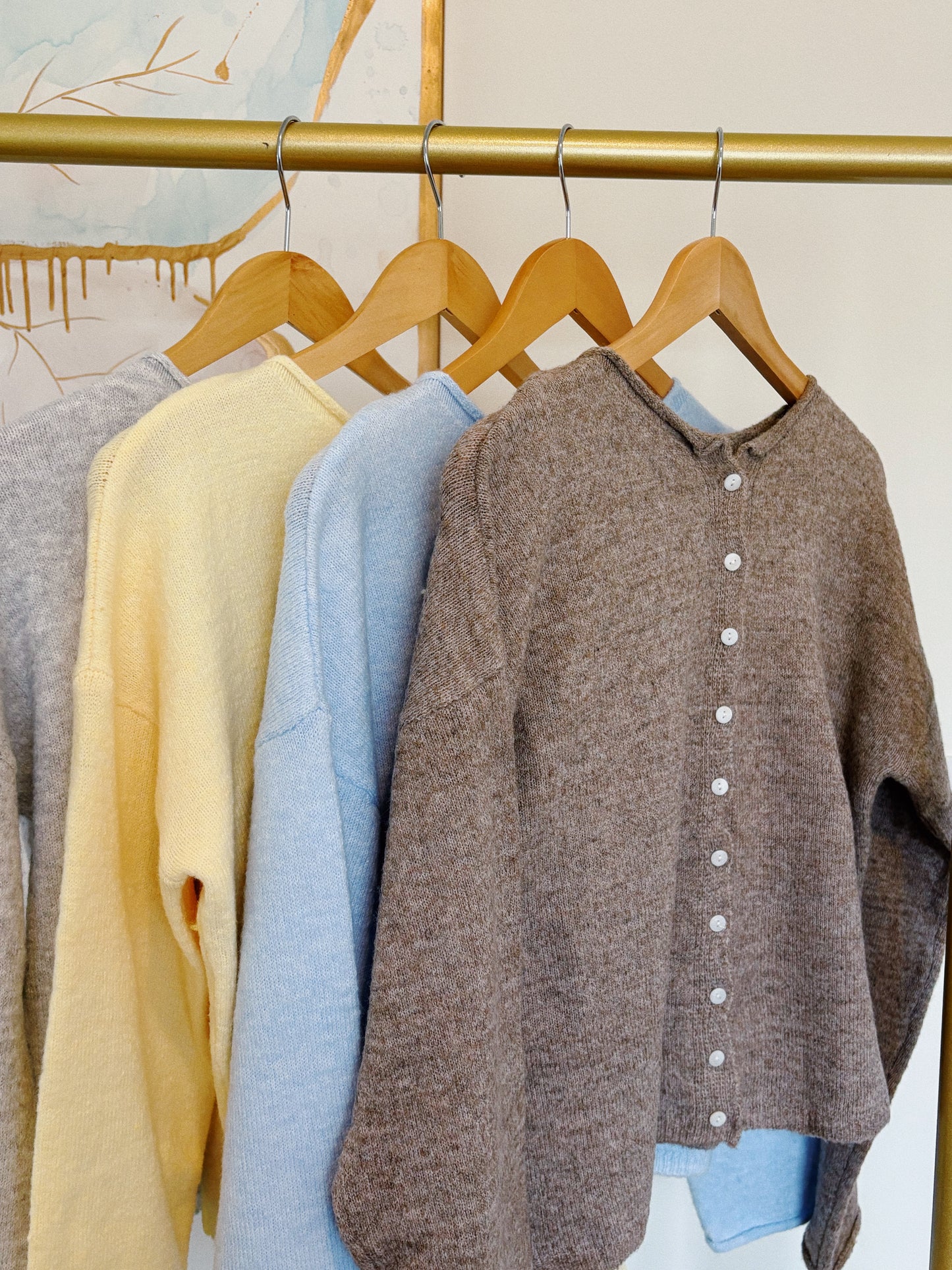 Butter Yellow Cardigan