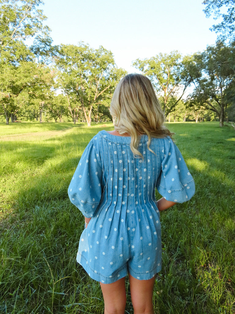 Darling Polka Dot Romper